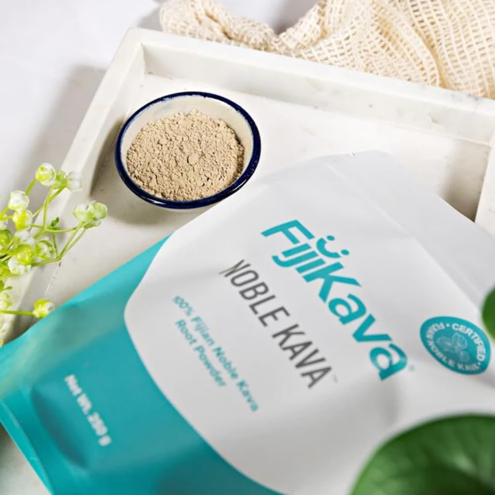 Fijikava Instant Kava Extract Powder from 100% Certified Noble Instant Kava Powder from Fiji - Promotes Restful Sleep, Supports Relaxation; Calms & Soothes the Nerves, (250G) image number 2