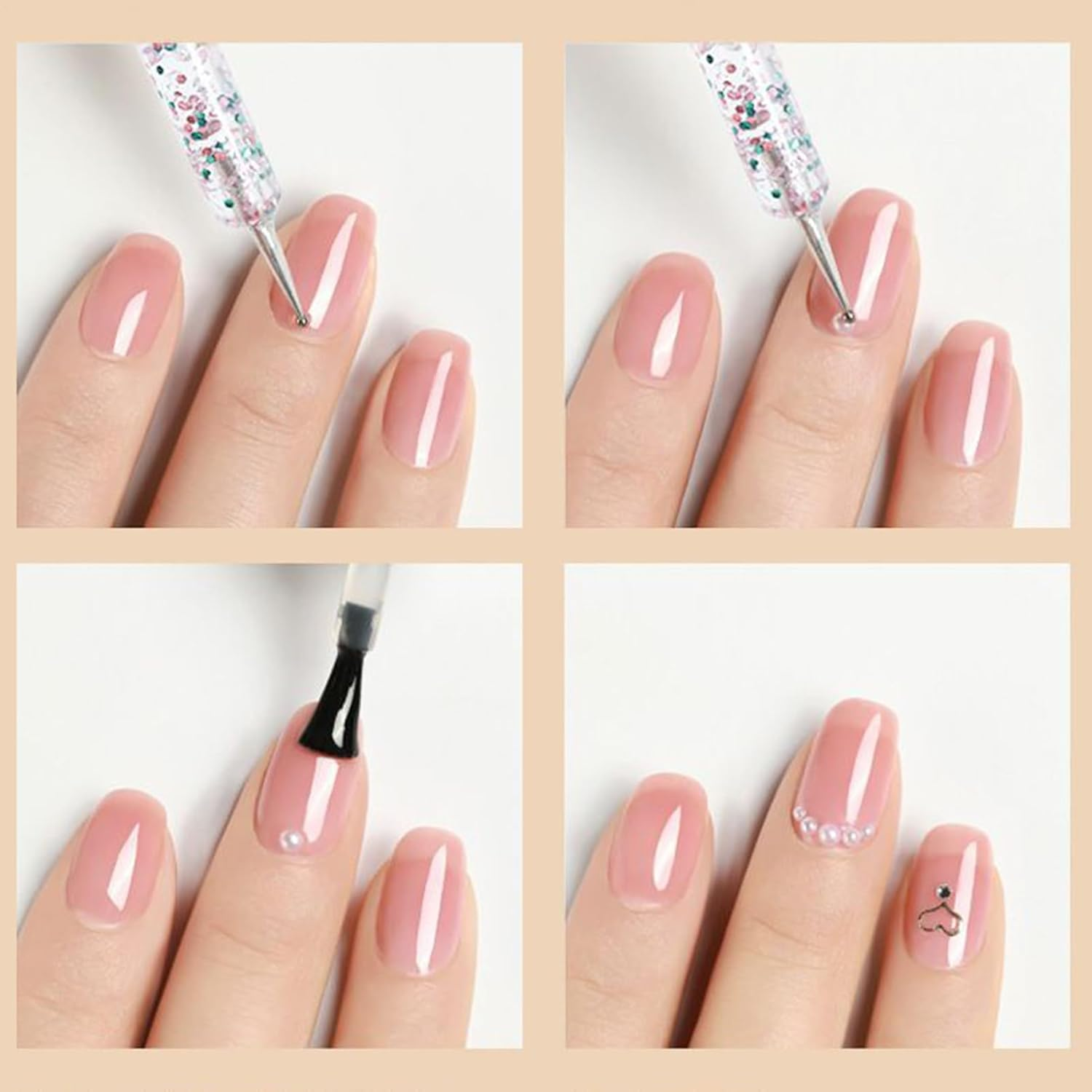 Sculpting Tools for Nails - Double Tipped Sculpting Gel Tools for Nail,Multifunctional Fingernail Carving Aid for Traveling Home School Business Trip image number 2