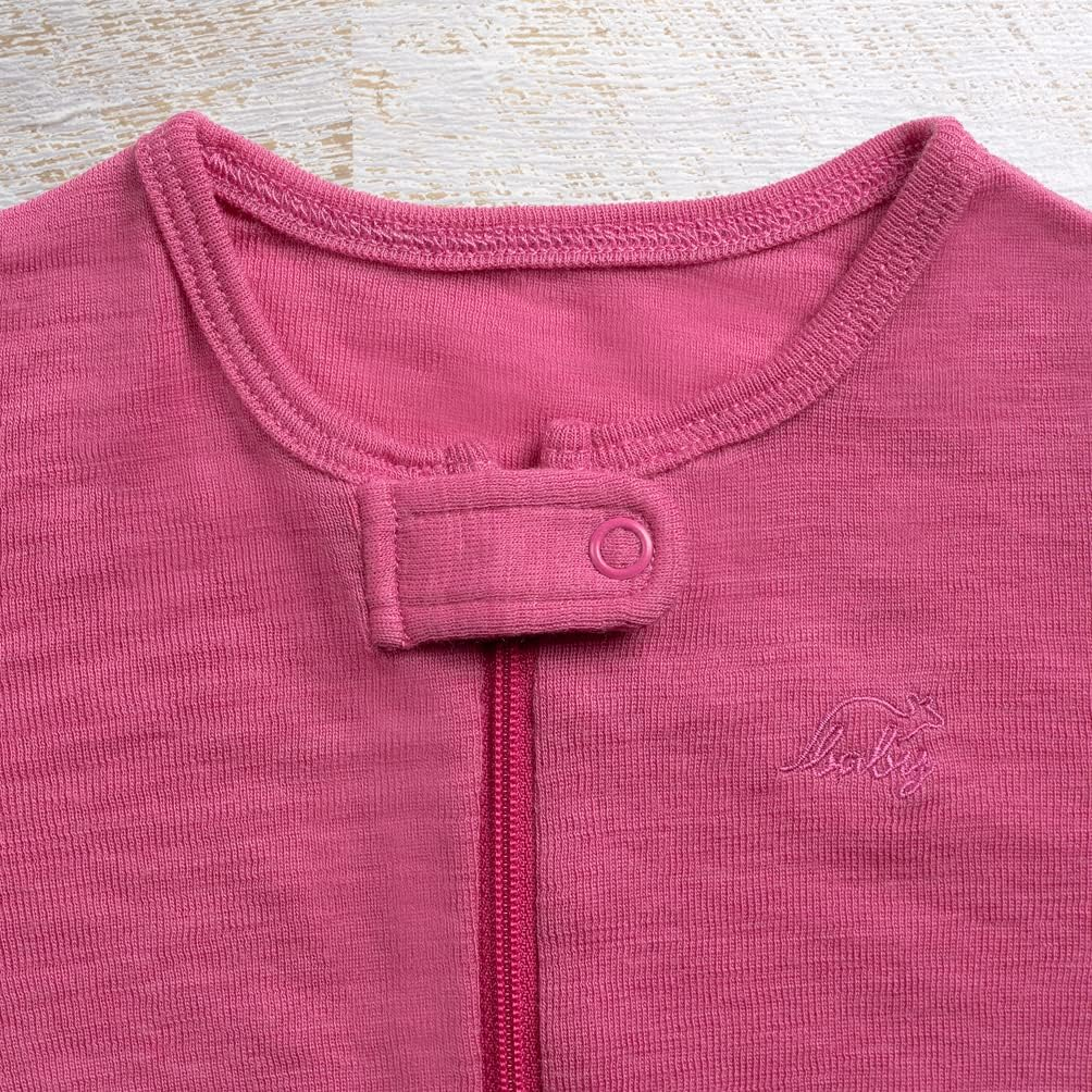 Merino Baby Merino Wool Coverall for 12-18 Months Babies, Pink image number 1