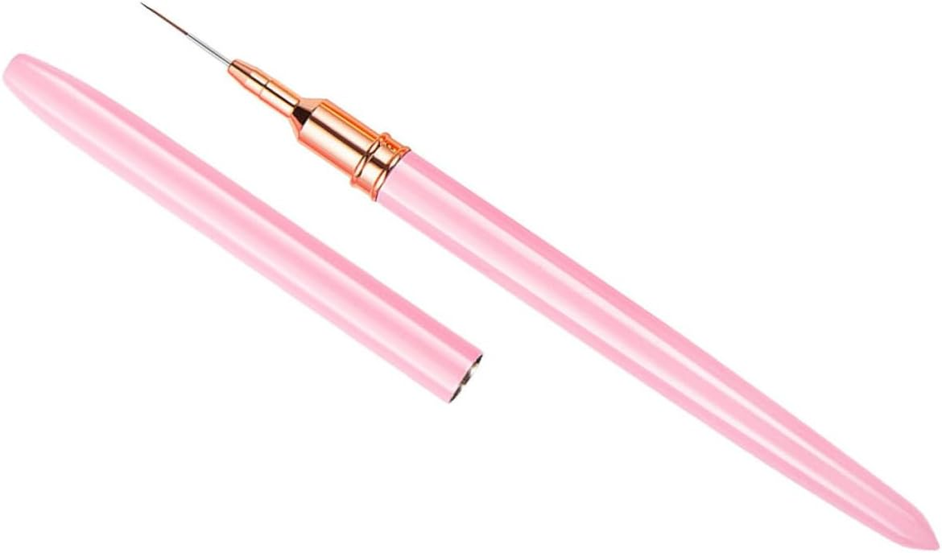 WOONEKY Nail Art Brush Pen for Fine Drawing and Pattern Design Portable Manicure Supply for Nail Salon Lovers Durable Material Present image number 4