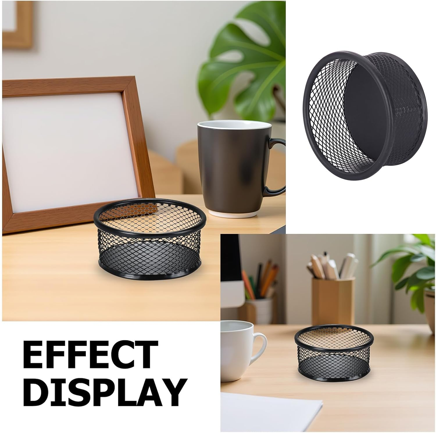 STOBAZA Paperclip Storage Mesh Container Desktop Multi-Purpose Storage Holder Versatile Pen Holder Office image number 6