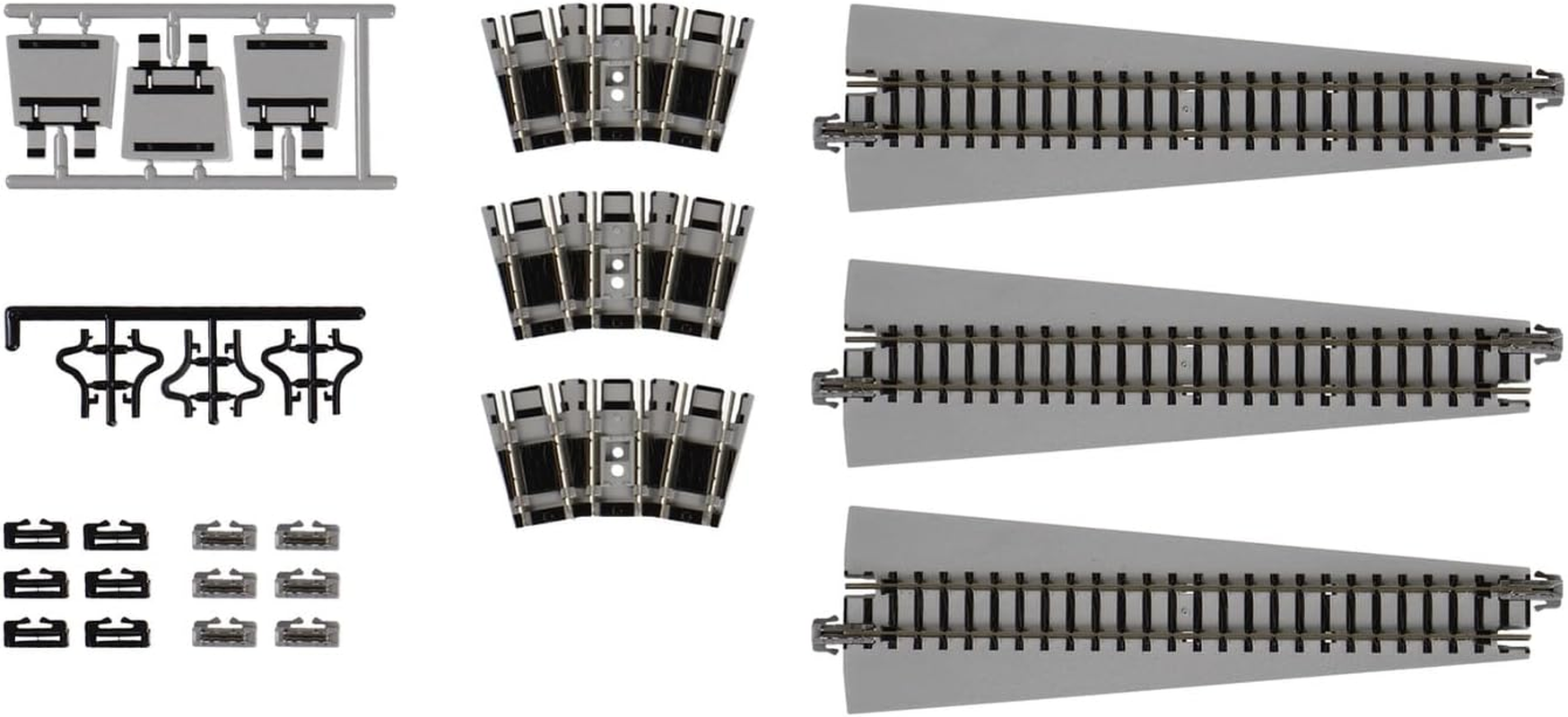 KATO N Gauge Turntable Extension Track Set, Straight 20-285, Model Railway Supplies image number 1
