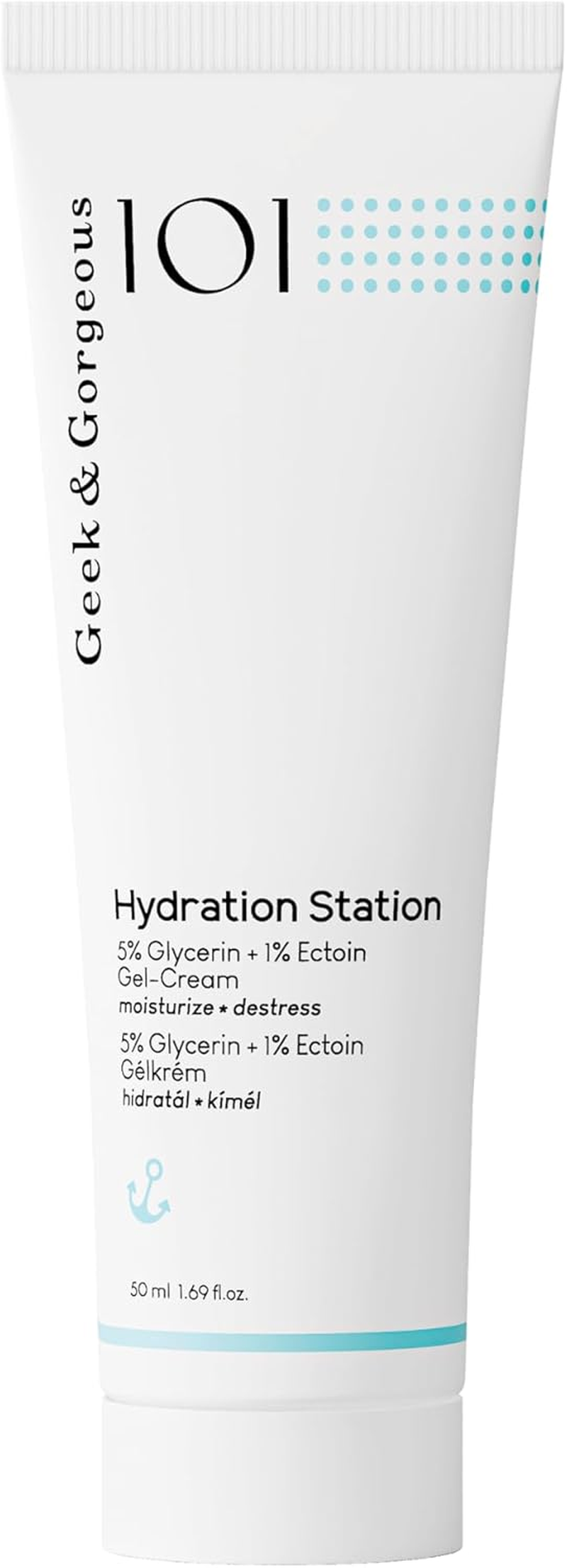 Geek & Gorgeous Hydration Station - Light, Refreshing Gel Cream - Care Cream with Glycerine and Ectoin - for Normal, Oily and Combination Skin - 50 Ml image number 1