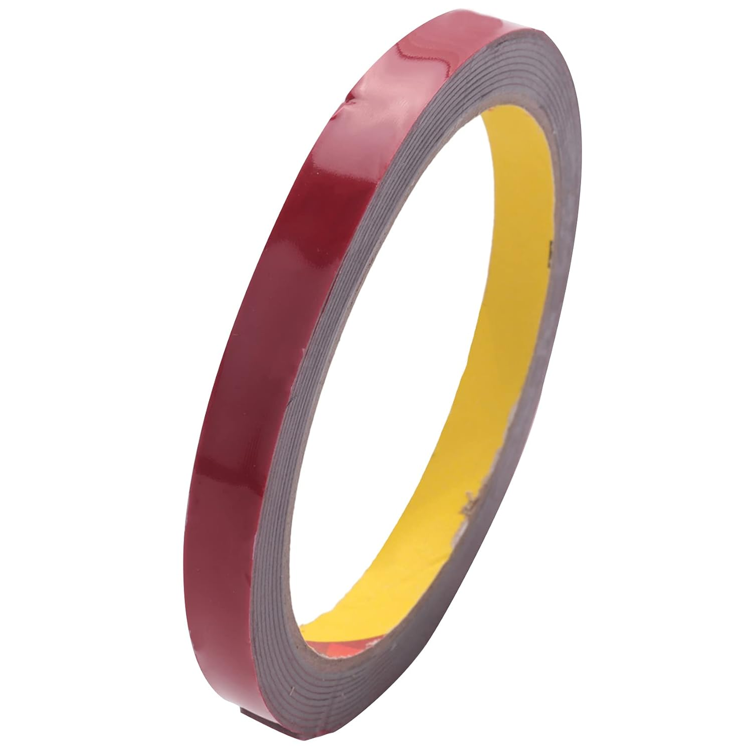 MOUNAY Strong Permanent Double Sided Super Foam Tape for Vehicle Car, Red 10MM*