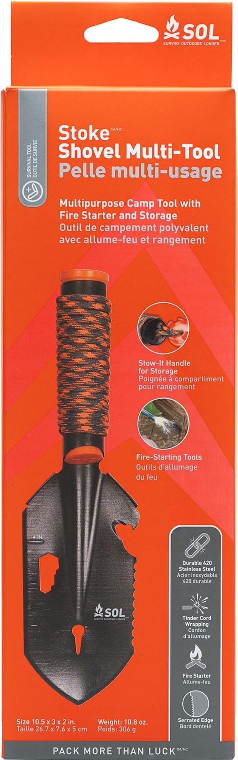 SOL 14134 Outdoor Shovel Stoke Shovel image number 2