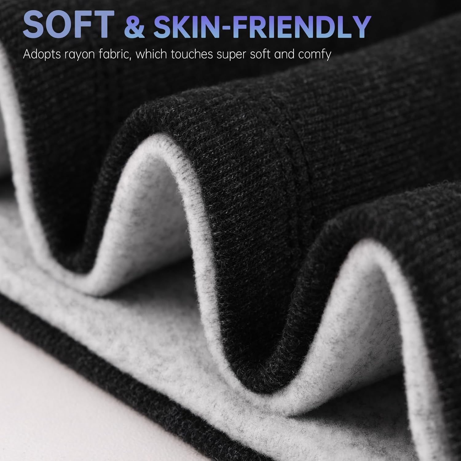 Exski Winter Neck Gaiter Warmer, Soft Fleece Face Mask Scarf for Cold Weather Skiing Cycling Outdoor Sports image number 1