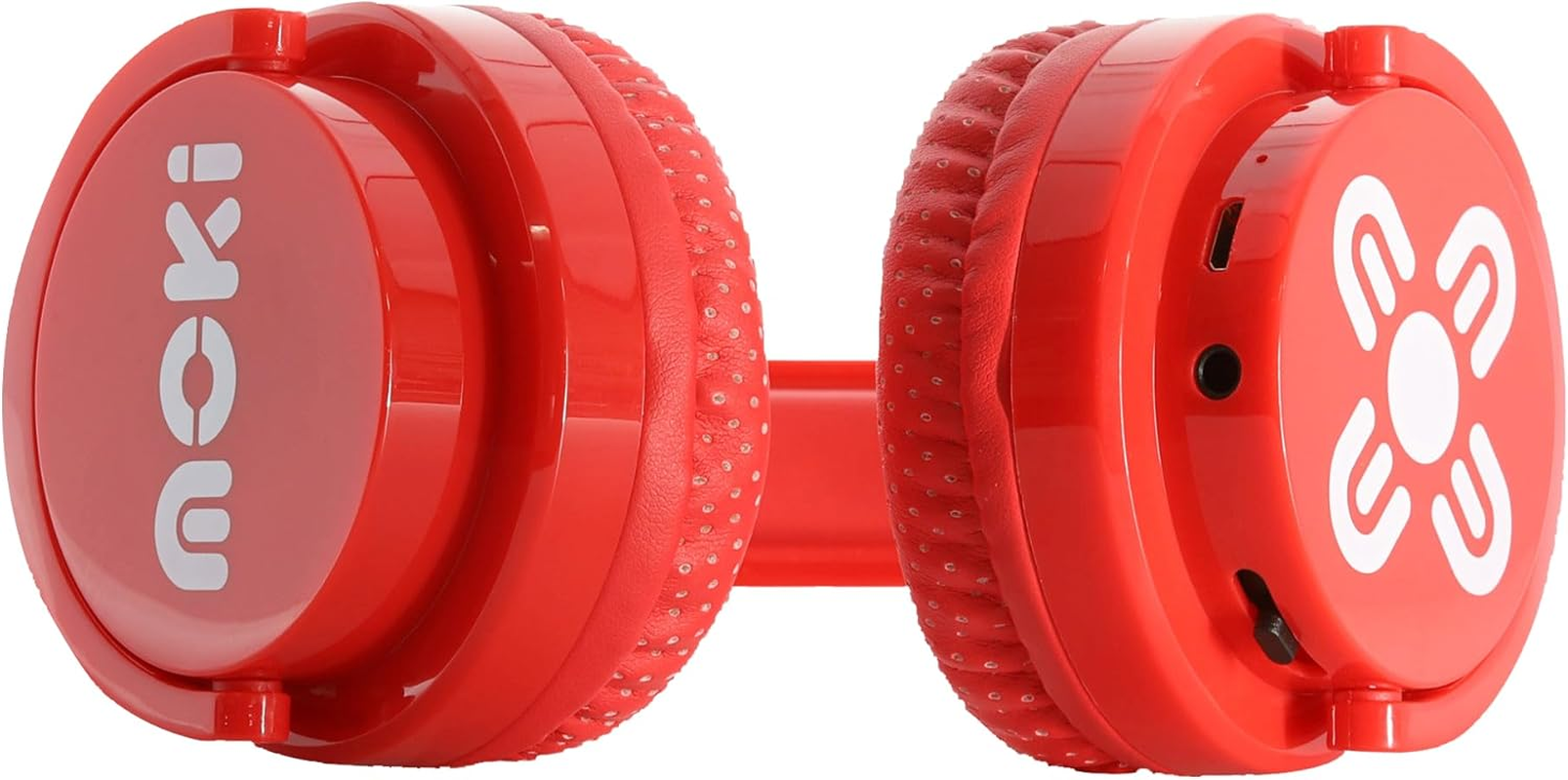 Moki Brites Bluetooth Over-Ear Headphone, Red