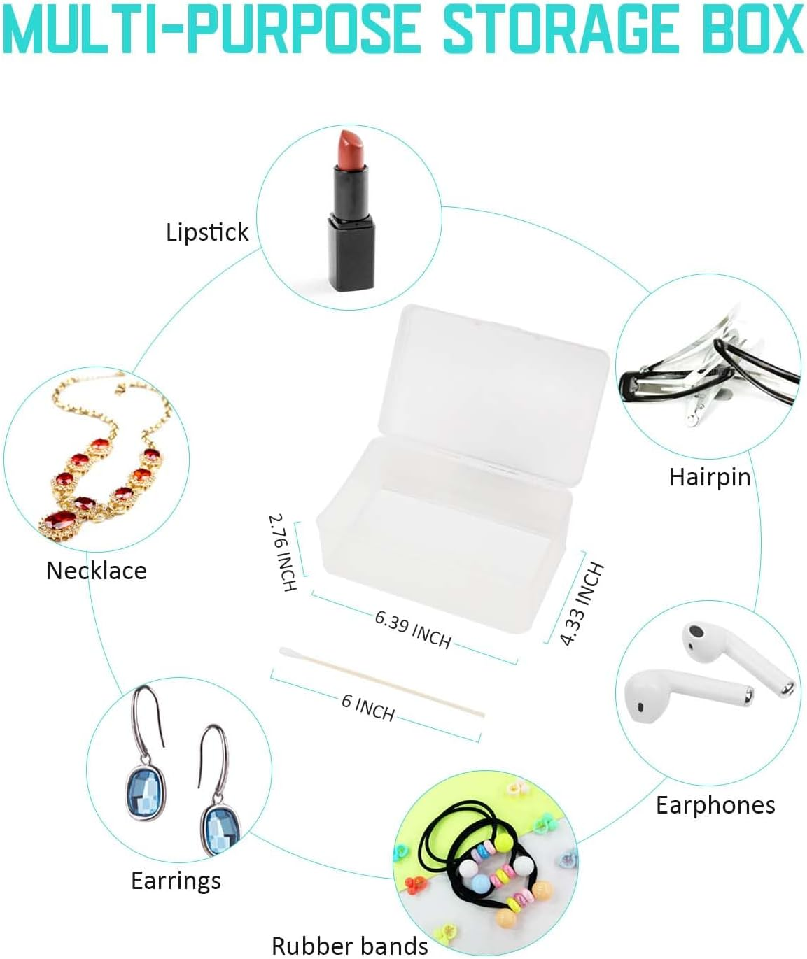 Dog Ear Cleaning Swabs 6 Inch &ndash; Long Bamboo Cotton Tips for Pet Ear Care, Cat & Puppy Ear Cleaning, Lint-Free Absorbent Swabs for Bath Aftercare & Outdoor Hygiene, 400Pcs with Resealable Box