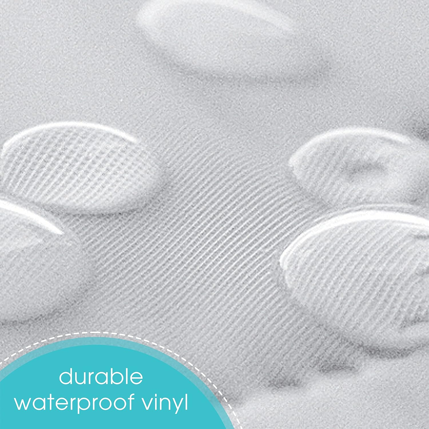 Summer Infant Summer Contoured Changing Pad &ndash; Includes Waterproof Changing Liner and Safety Fastening Strap with Quick-Release Buckle, White (91983Z) image number 1