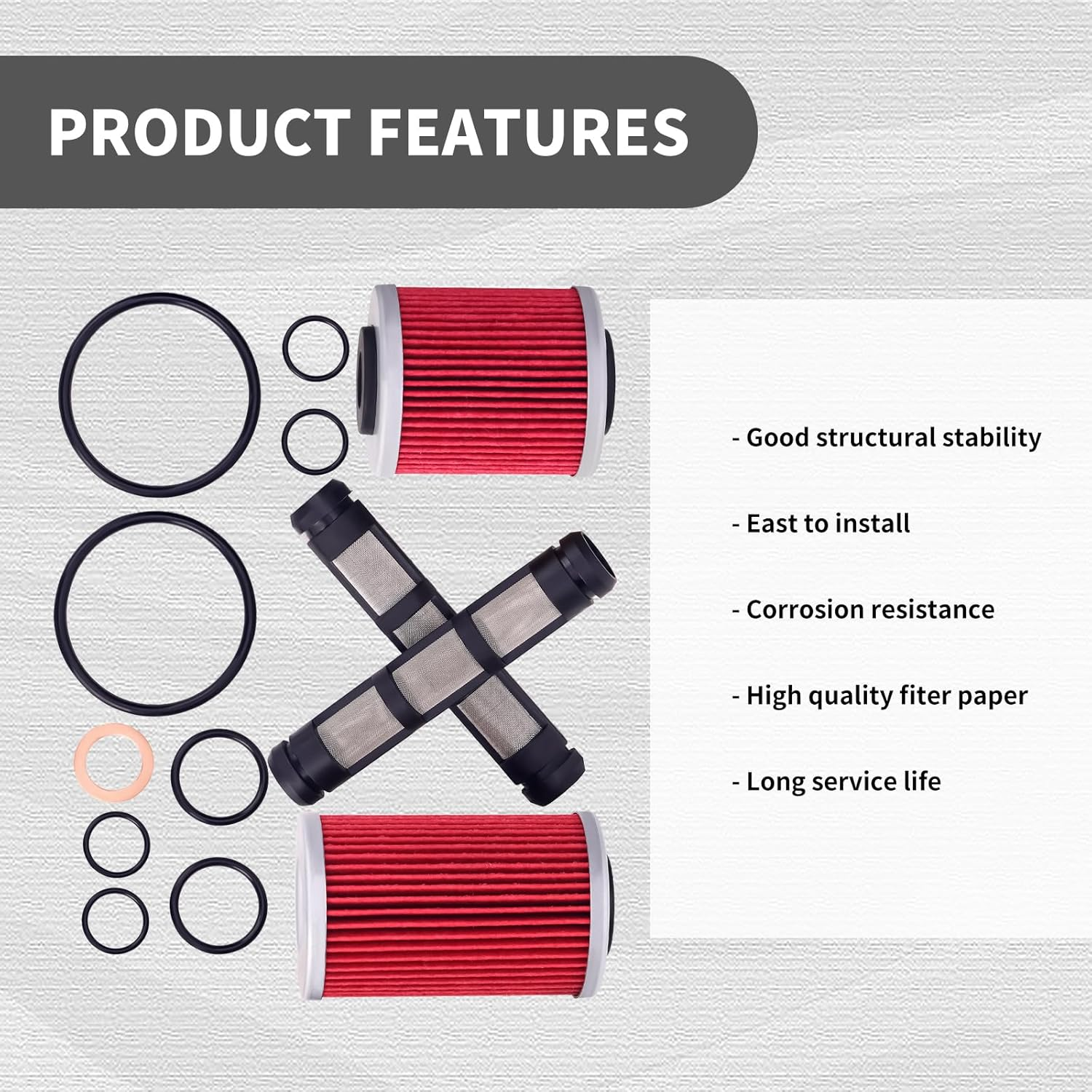 AHL Oil Filter Service Repair Kit 75038046110 Compatible with 690 /R/Enduro/R/Smc/R/ 701 Enduro/Supermoto/Svartpilen/Vitpilen 2016-2023 image number 5