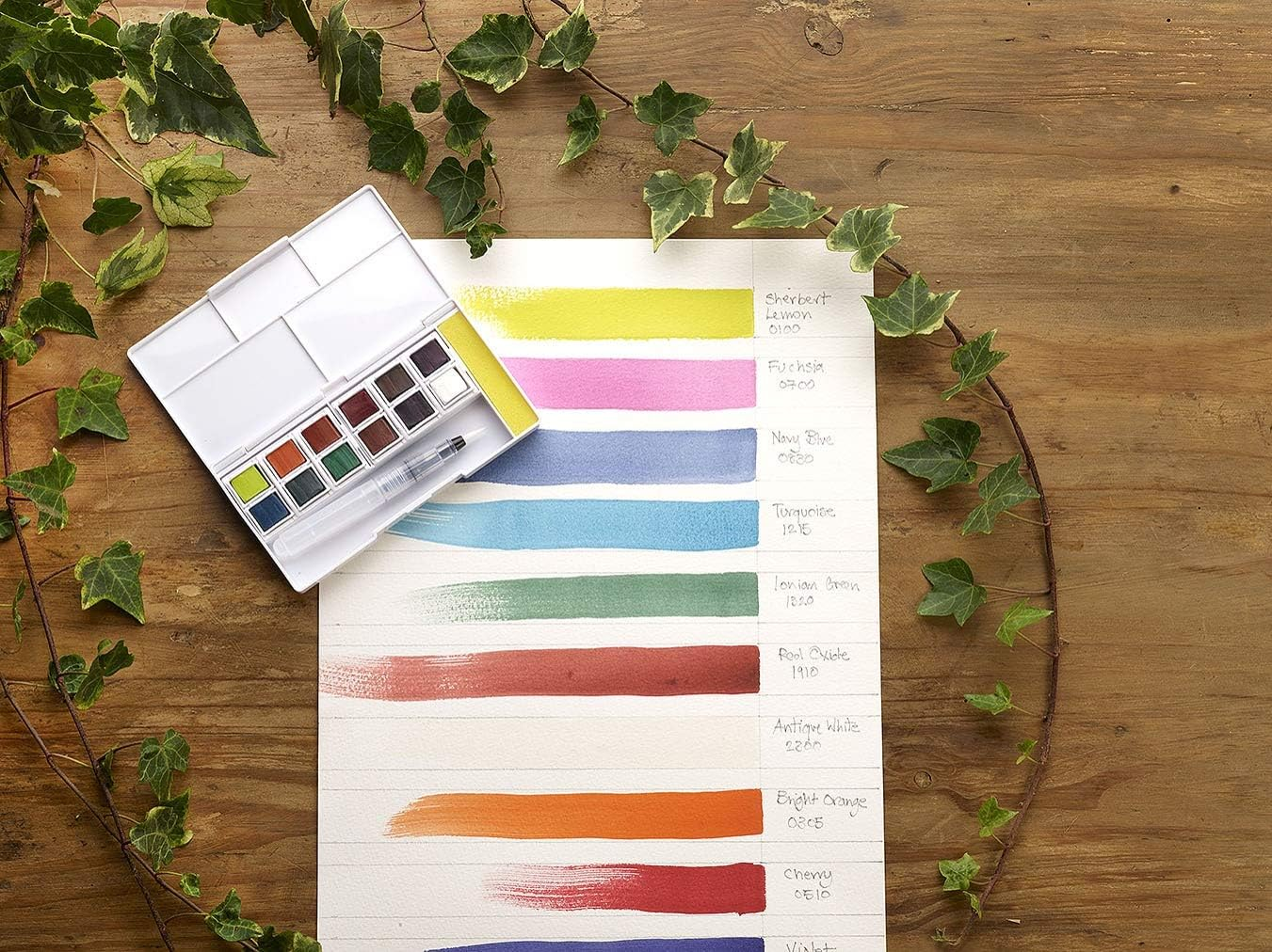 Derwent Inktense Paint Pan Palette Set of 02 12 Pan image number 2