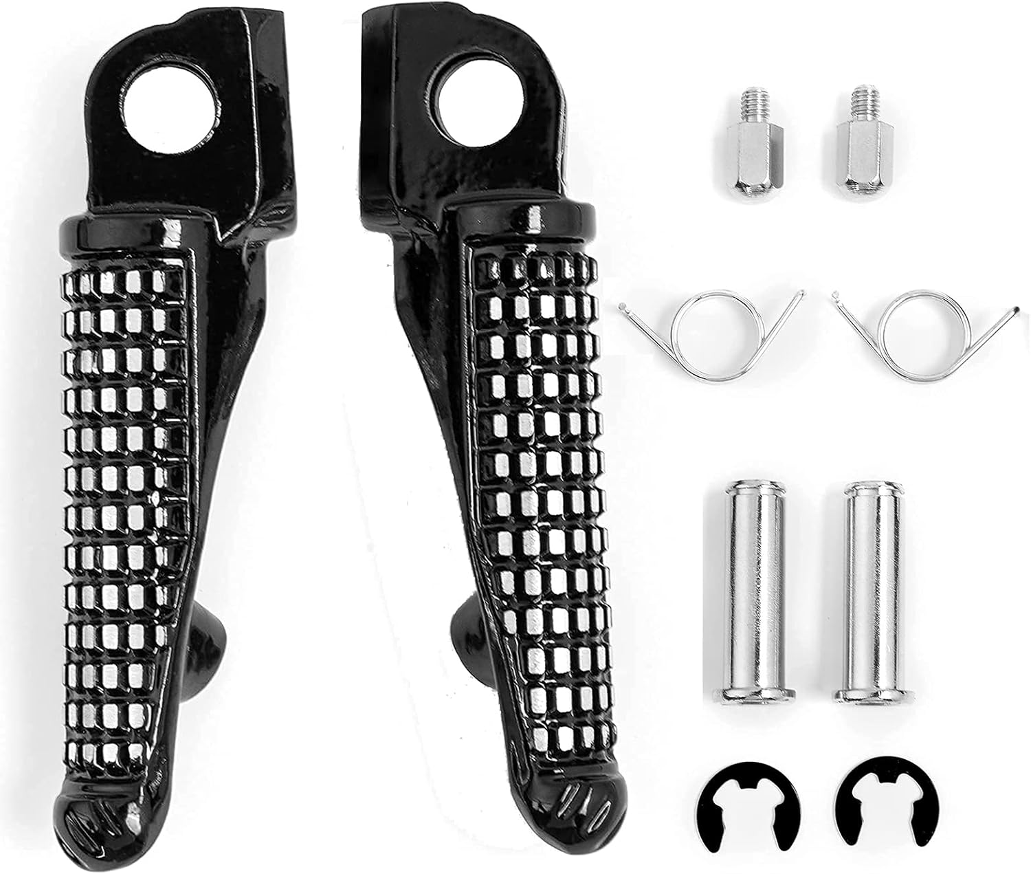 Kawasaki Motorcycle Footpeg Front Foot Pegs Footrest for Kawasaki Ninja ZX-10R ZX-14 ZX6R ZX9R ZX12R ZX636 EX650 650R KLE650 Z1000SX ZZR1200 GTR1400 ZZR1400 image number 1