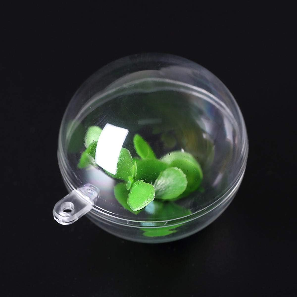 DIY Clear Plastic Bath Bomb Mold with Christmas Ball Decorations 4/5/6/7/8M, (Color : 5Cm) - 4Cm image number 6