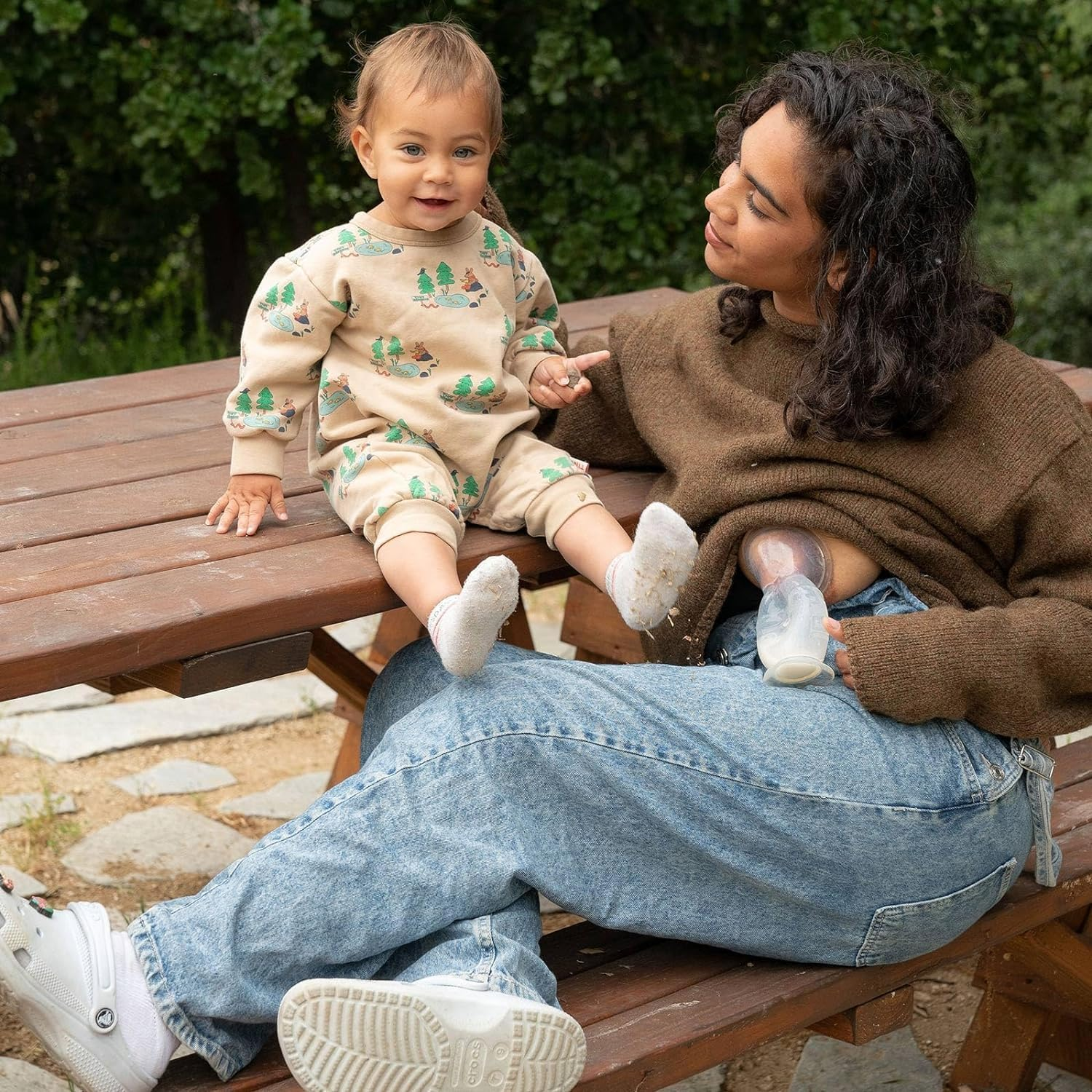 Haakaa Manual Breast Pump with Suction Base and Lavender Gap, Breastmilk Collector Breastfeeding Pump (4Oz/100Ml) image number 2