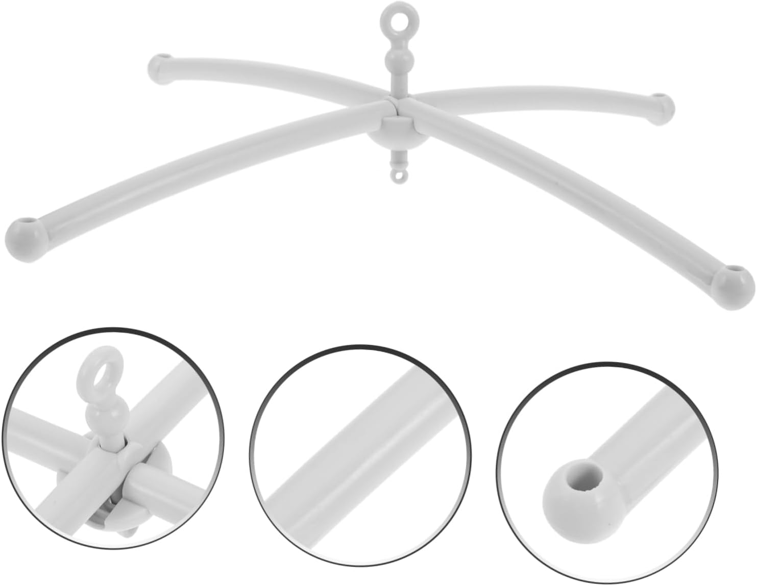 Toddmomy Crib Mobile Stand Bed Bell Holder Crib Bed Toy Bracket Bassinette Toys image number 1