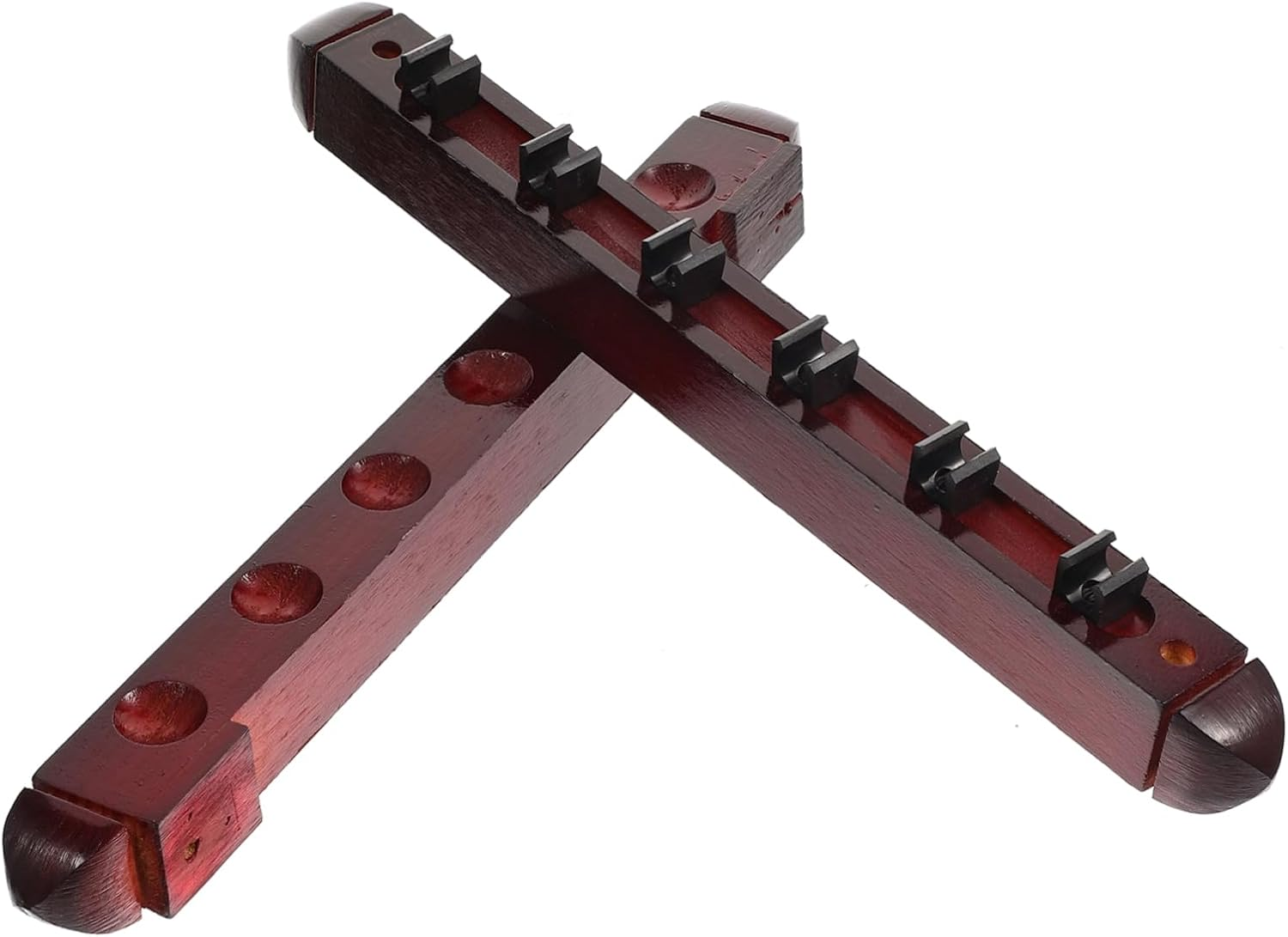 NAMOARLY 1Set Delicate Wall-Mounted Billiard Cue Rack Holder for Cues Versatile Storage and Display for Pool Sticks and Stylish Design