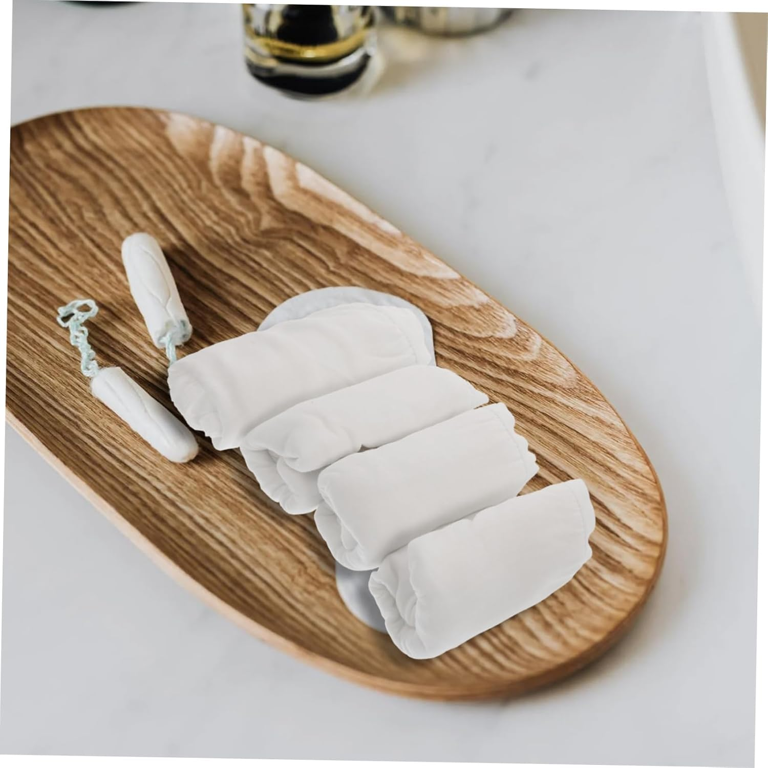 4Pcs Disposable Cotton Underpants for Pregnant Women Breathable Maternity Panties Moisture-Absorbing Period Briefs XXL Size for Postpartum Use White image number 6