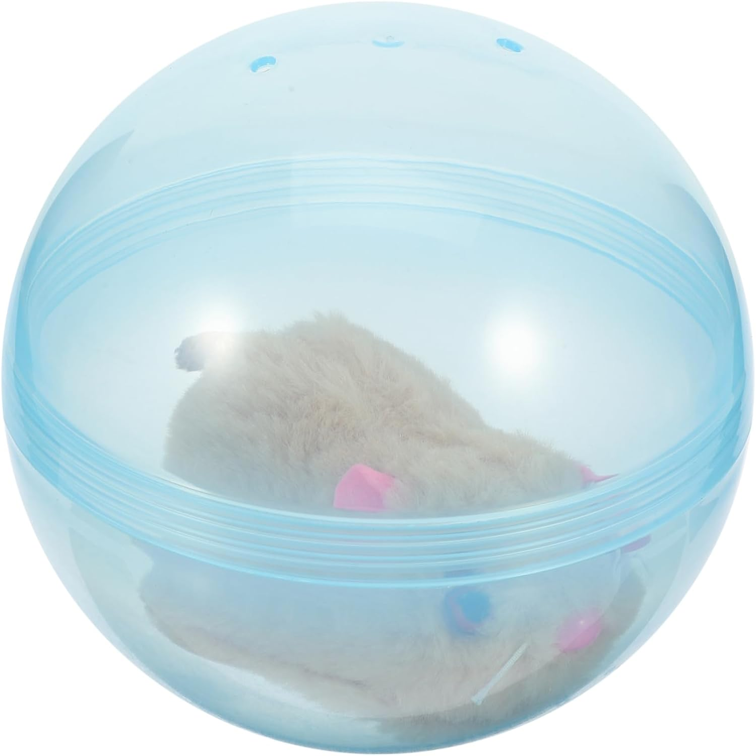 BESPORTBLE Cat Interactive Toy Running Electronic Teaser for Cats Encourages Exercise Curiosity Design for No Batteries Needed