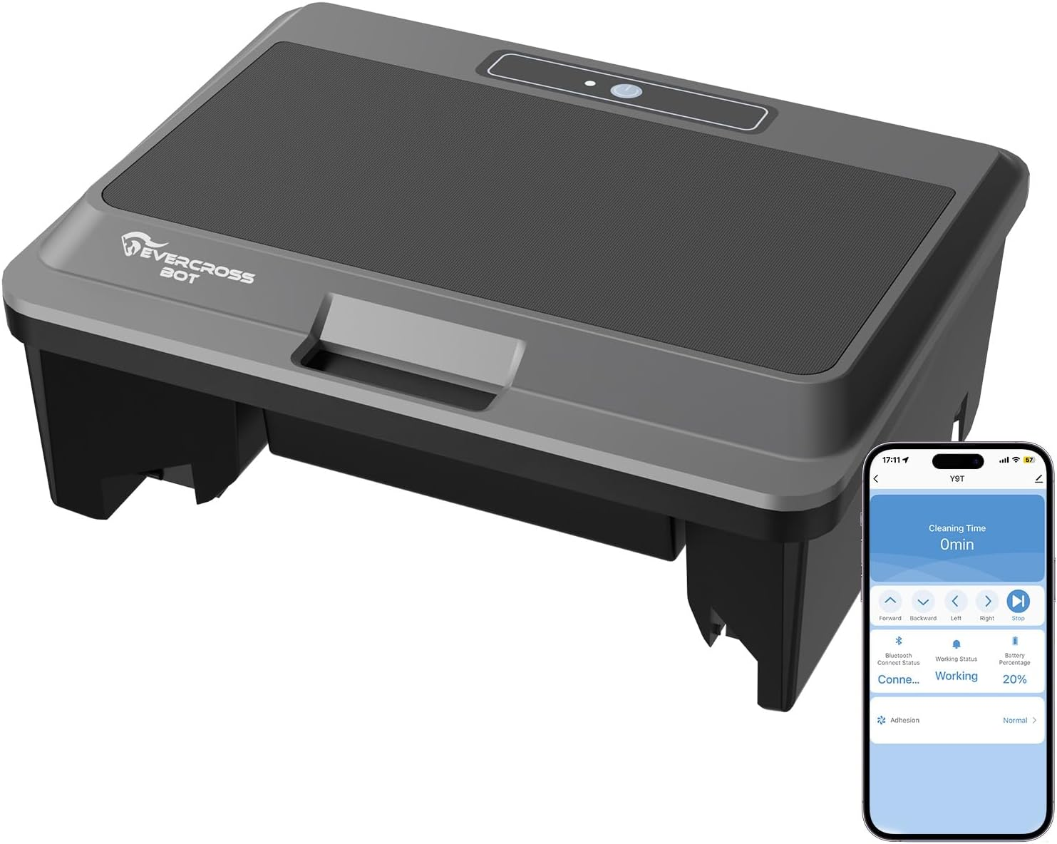 Y9T Robotic Pool Skimmer, Cordless Water Surface Cleaning, Smart Route Planing and Docking, Triple-Motor System, Button and App Control, Solar Charging, Cleaning for 140㎡ Pools image number 1