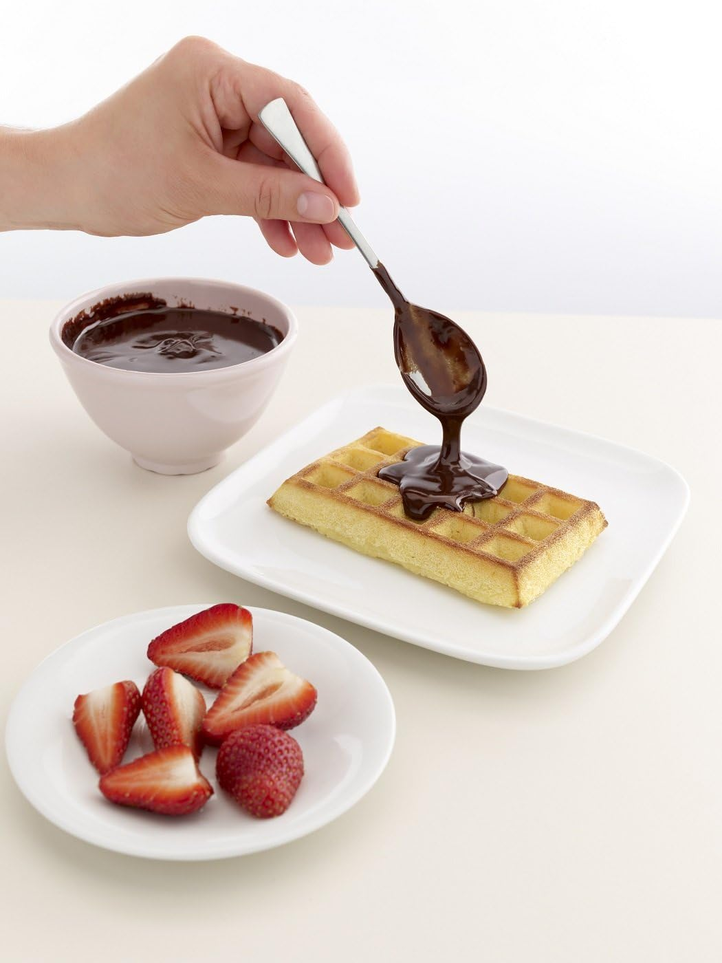 L&eacute;ku&eacute; Waffle Mould, Set of 2, Red