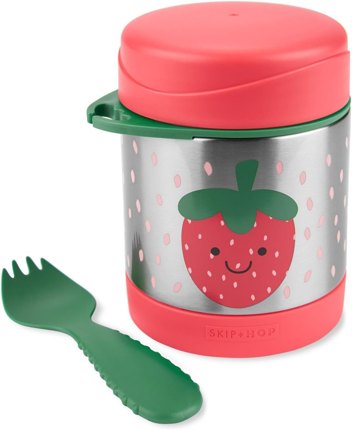 Skip Hop Insulated Baby Food Jar, Sparks, Strawberry image number 2