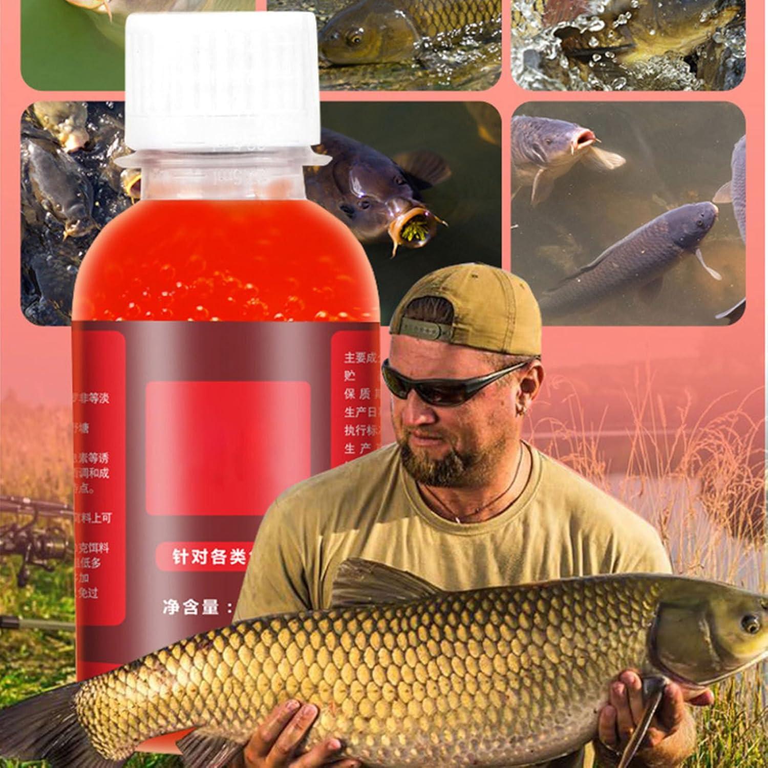 Fishing Bait Additive Liquid | Concentrated Red Worm Liquid,Fishing Lures Baits, High Concentration Fish Bait Attractant Enhancer, Smell Lure Tackle Food for Trout Cod Carp Bass image number 6
