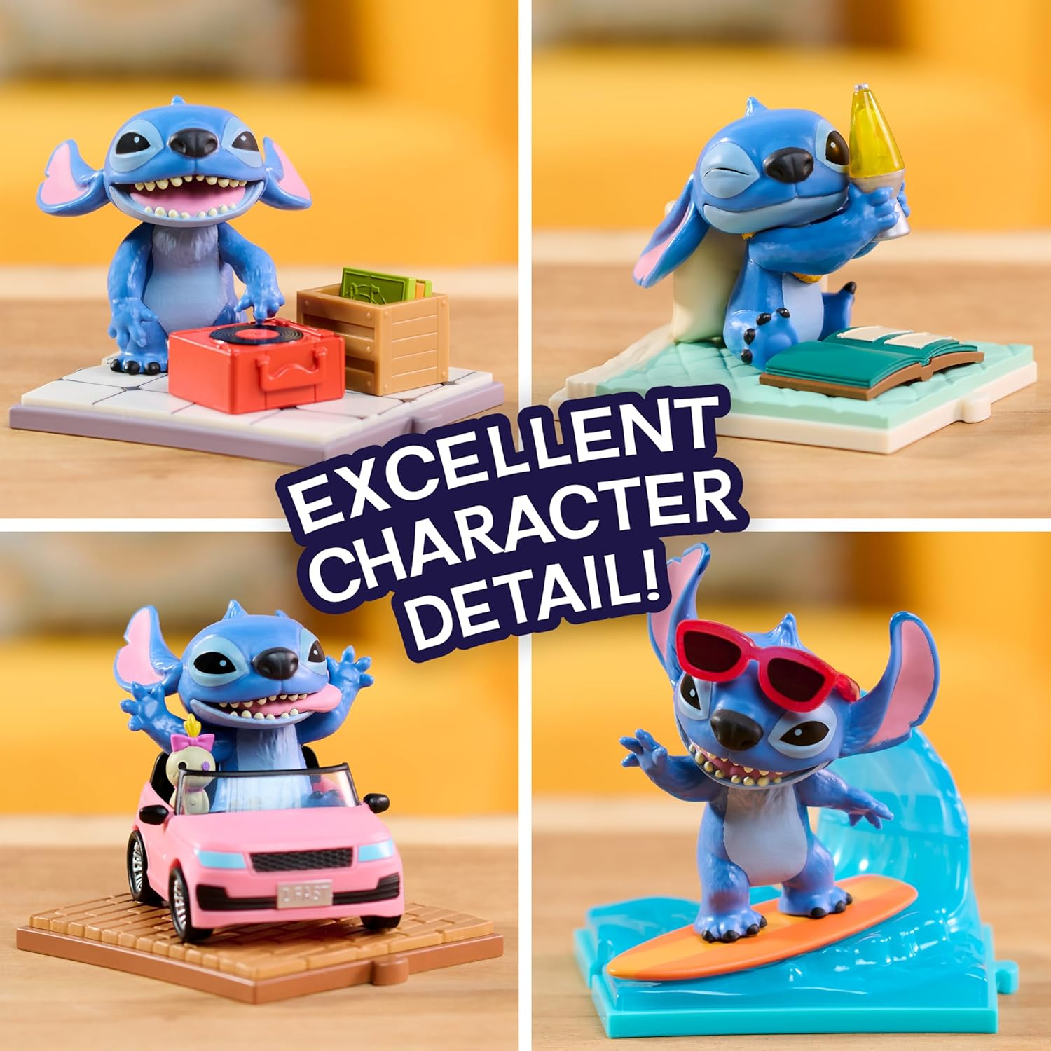 Disney Stitch Live-Action Movie Time 3-Inch Collectible Figures, Blind Box Collectible Toys, Home Decoration, Toy for Fans, Girls, Boys, Kids 3 and up by Just Play image number 5