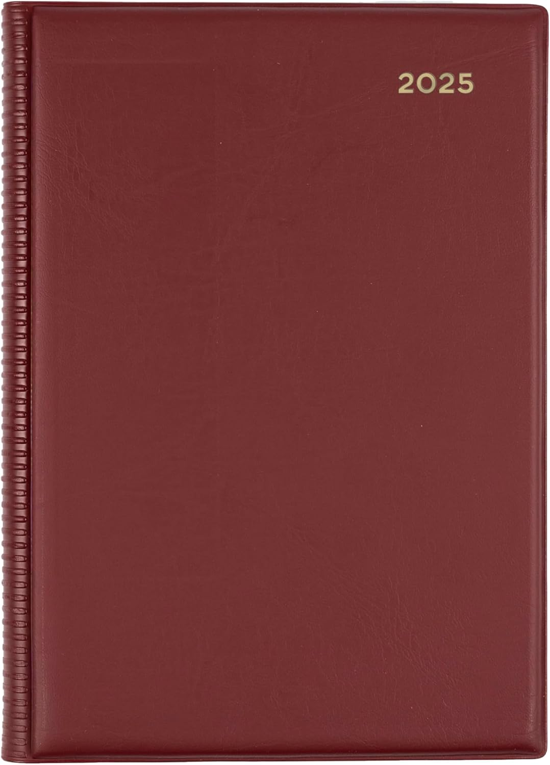 Collins Belmont Desk - A5 Week to View Calendar Year Diary/Planner - 2025 Burgundy image number 3
