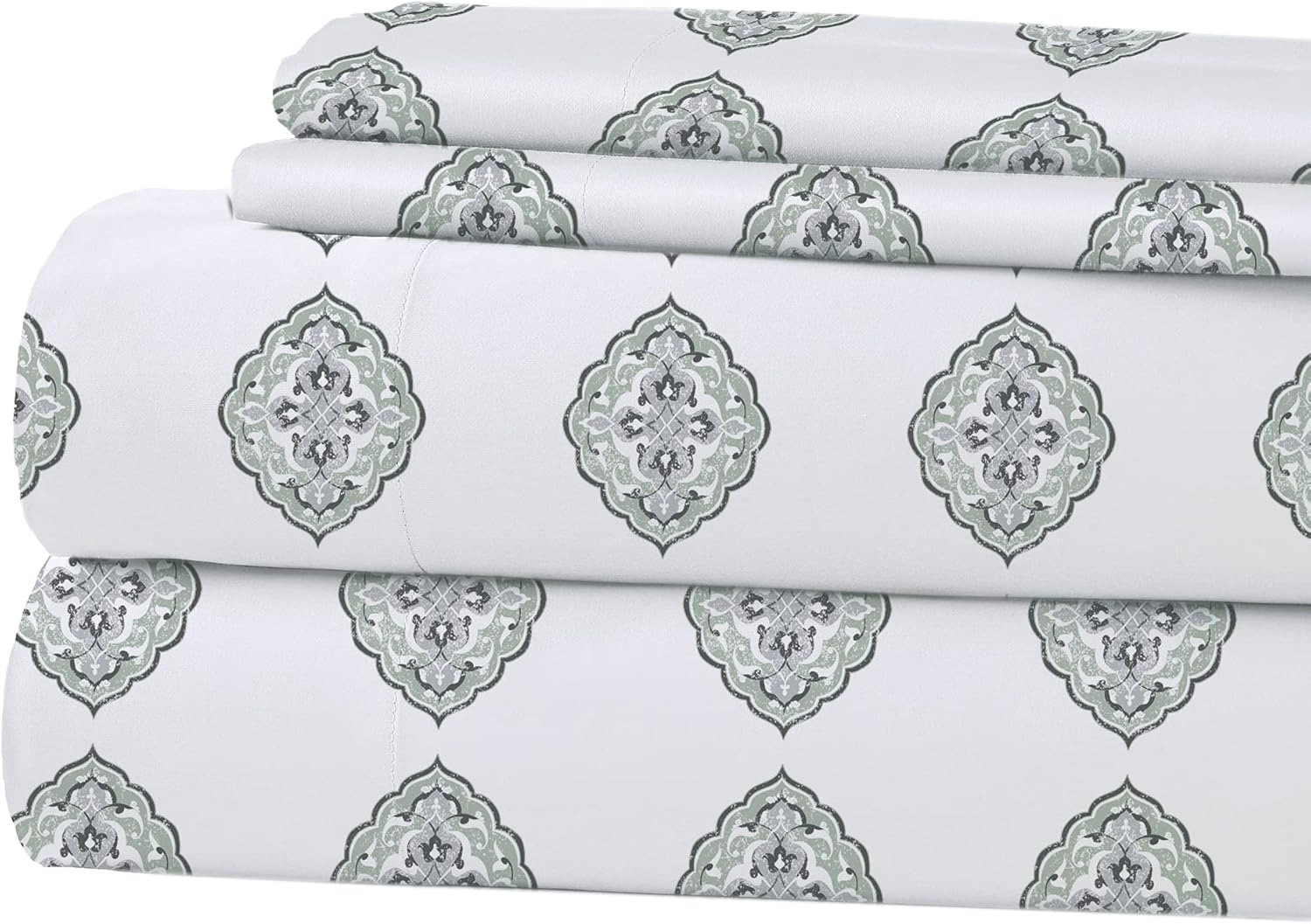 Modern Threads Printed 3-Piece Sheet Set Claire Twin image number 4