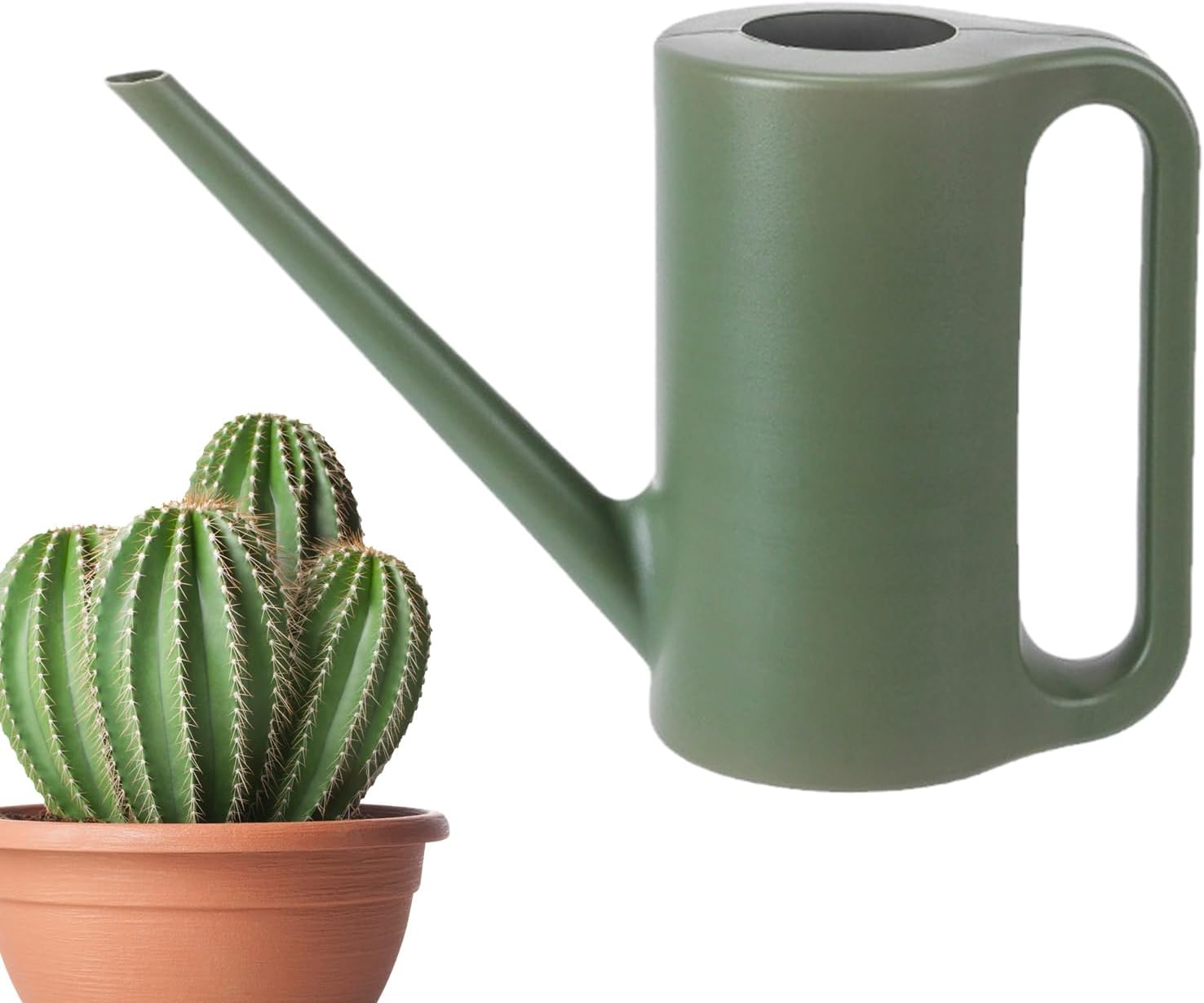 Zasdvn Indoor Watering Can,Decorative Gardening Watering Can with Long Spout - Semi-Opening Garden Supplies, Water Can for House, Balcony, Lawn image number 4