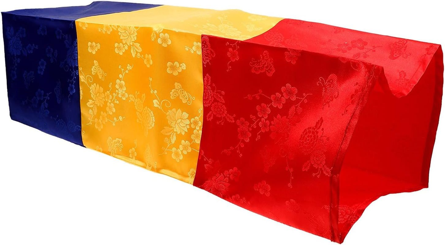 LUOZZY Traditional Korean Style Lantern Vinatge Hanging Lantern DIY Layout Props for Restaurant Home Shop Decoration - Red Yellow Blue image number 3