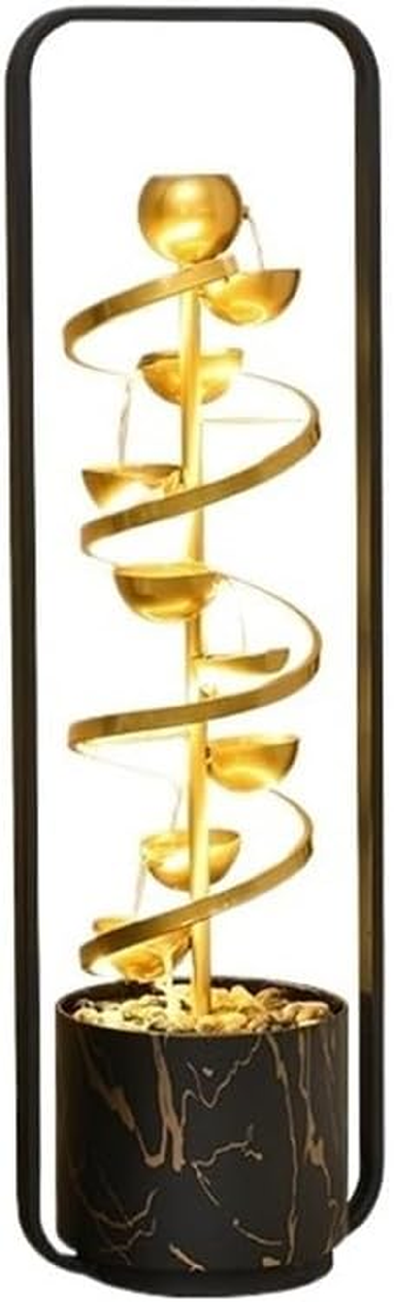 Outdoor Fountain Living Room Circulating Running Water Ornaments Light Luxury Modern Foyer Entrance Fountain Feature Floor Decoration image number 5