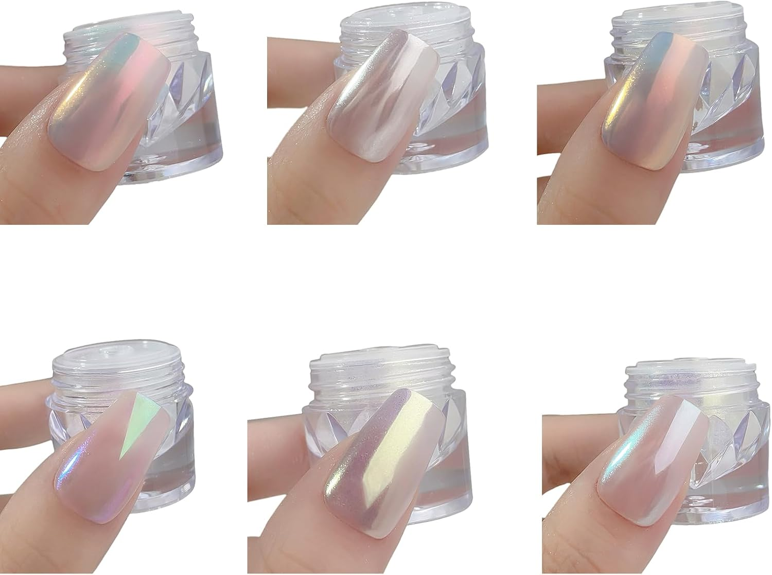 Chrome Nail Glitter Powder Moonlight Mirror Powder Glimmer Dust Shimmer Glitter Nail Art Decoration Nail Flakes