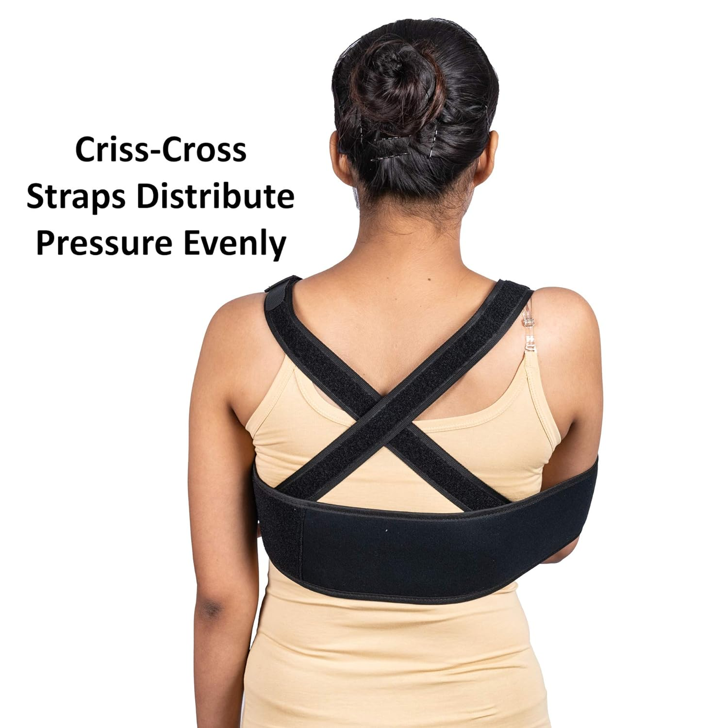 WC Arm Sling Shoulder Brace - Best Fully Adjustable Rotator Cuff and Elbow Support Sling -Includes Immobilizer Band for Quick Recovery -For Men and Women Shoulder Support Special("42-54") image number 5