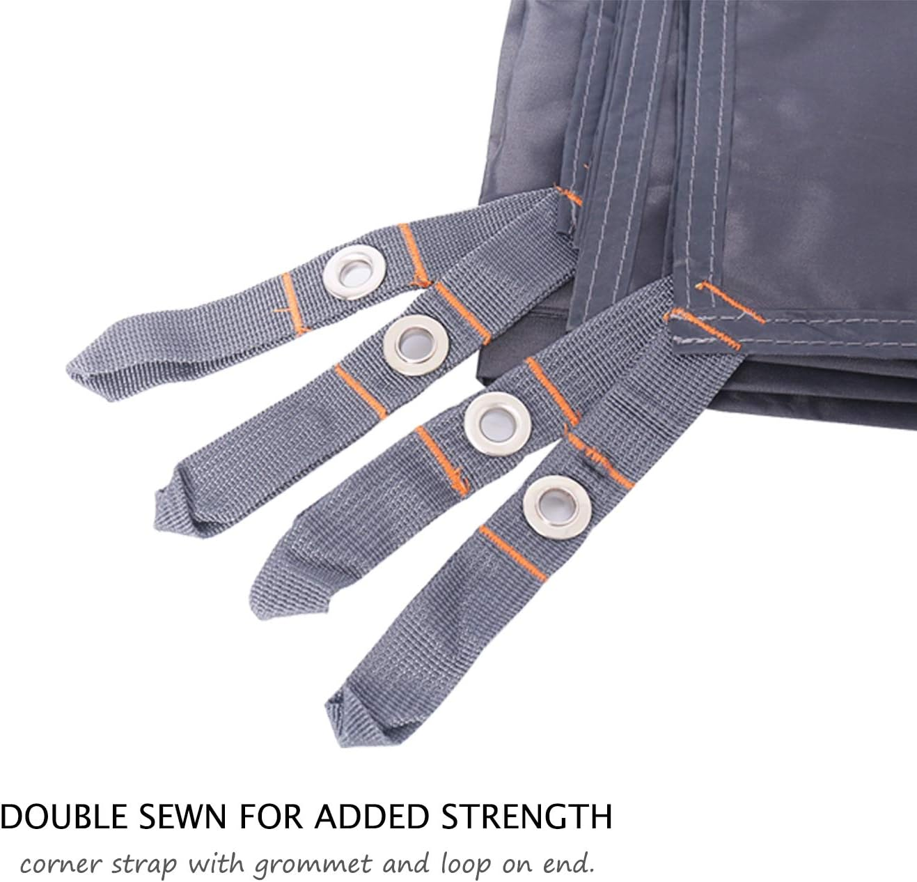 Hikeman Waterproof Camping Tarp Portable Tent Footprint with Drawstring Bag Ground Cloth for Outdoor Hiking Picnic (Grey 95"X83") image number 1