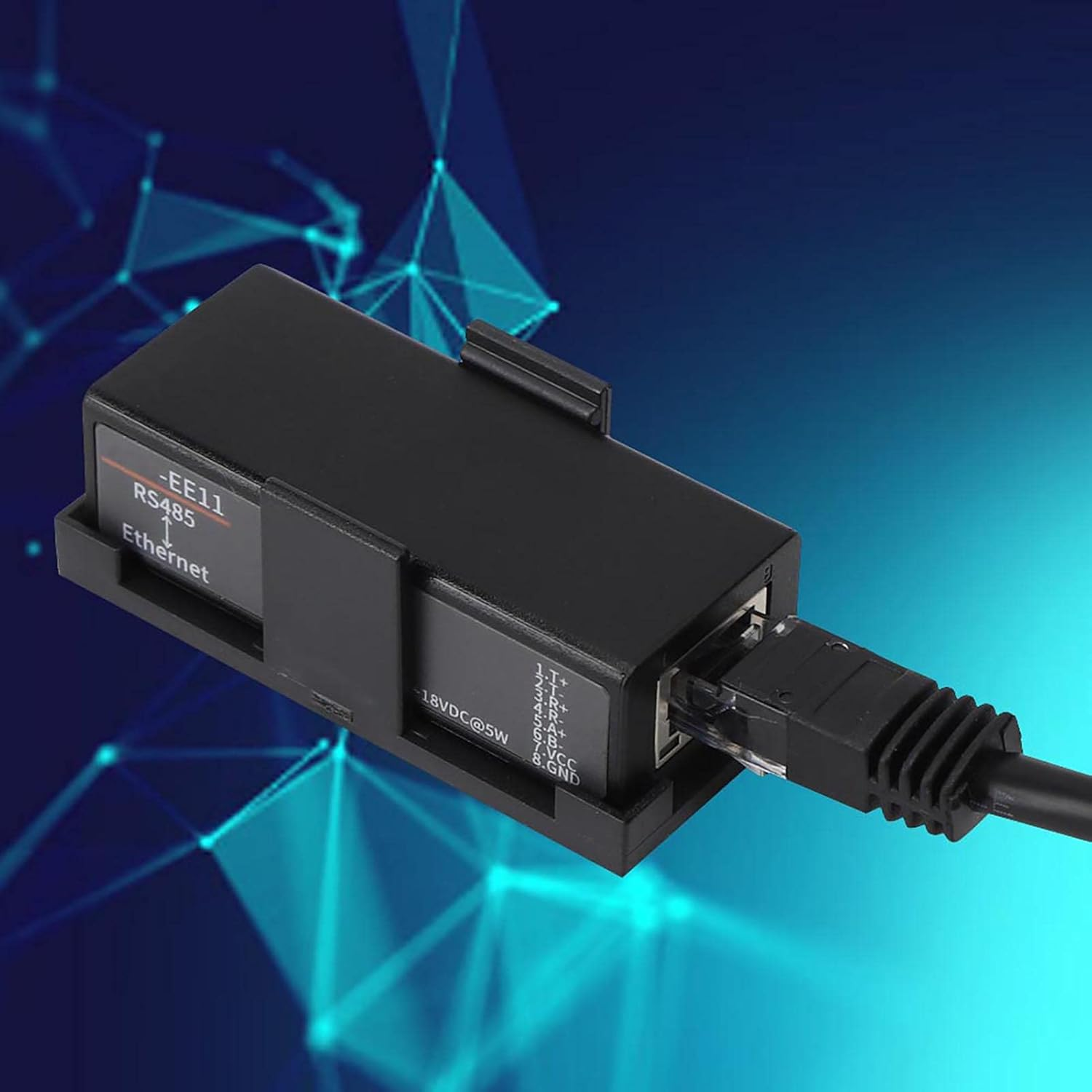 HF7121 Serial Device Server, Rs485-To-Ethernet-Dtu-Short Messages Communication Module, 5-18 VDC Web Management System for Serial Data Communication Devices