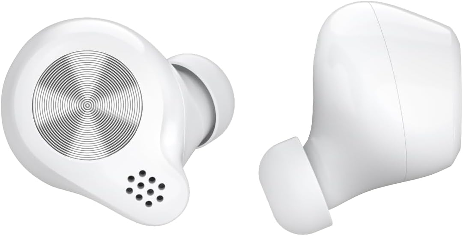 Energizer Bluetooth Headphones 5.2 5 Hours Usage Touch Control Pairing Handsfree Stereo Sound White & Black Pack of 2