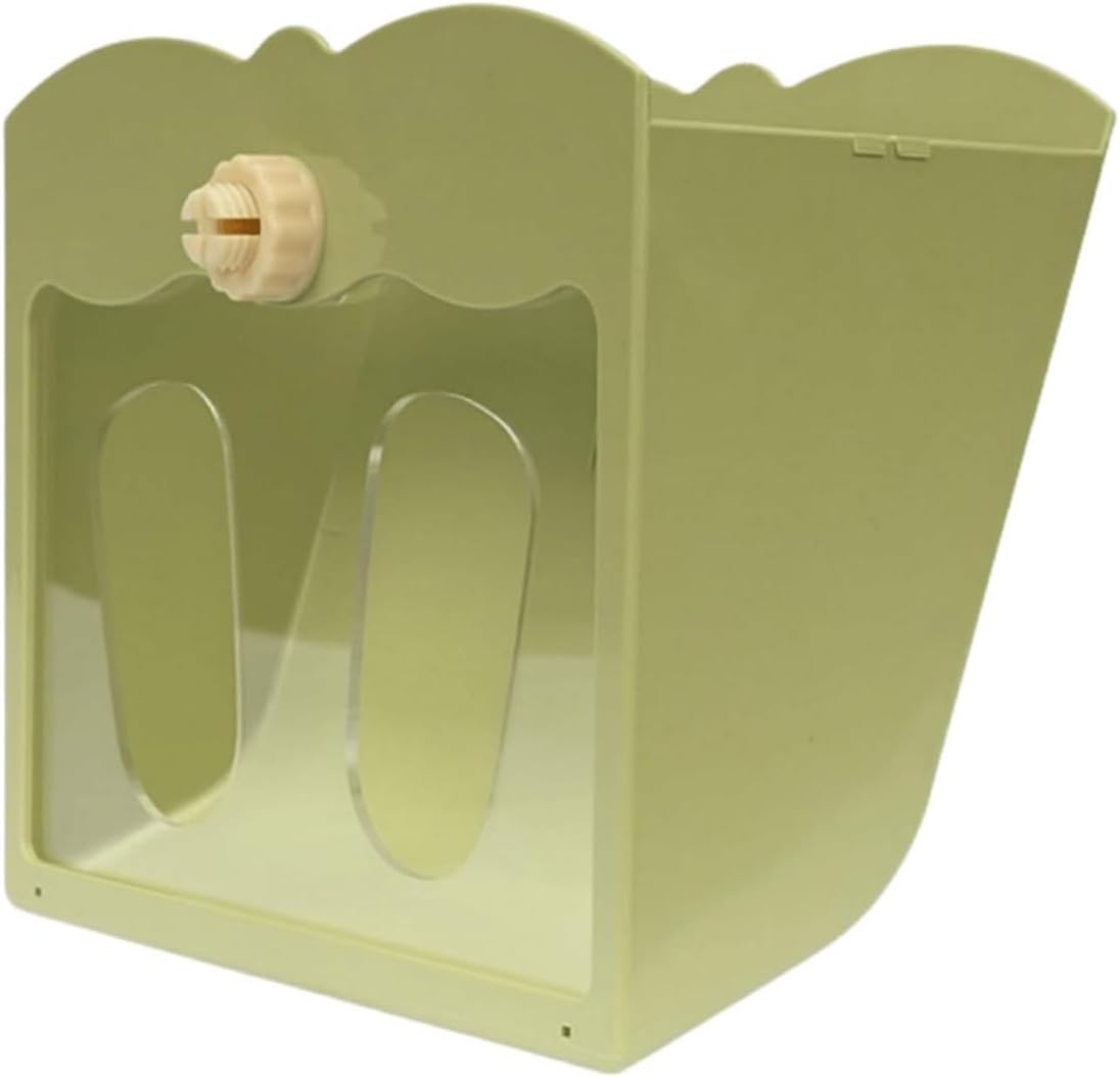 AIMALL Dual Use Rabbit Guinea Pig Hay Feeder Rack 8.27X9.84X5.12In Large Capacity 3500Ml Anti-Waste Wall Mounted Grass Holder for Small Animals Cage