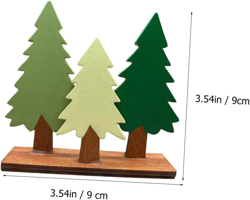 CHILDWEET Artificial Christmas Tree Fake Tree Model Fine Craftsmanship Sturdy for Home Office Car Showcase for Special Occasions image number 4