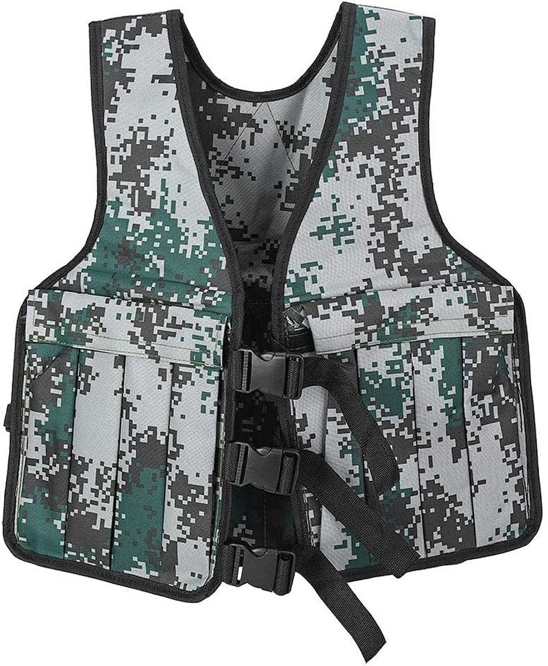 Yosoo Unisex 20KG/ 44LBS Adjustable Weighted Vest Training Workout Fitness Exercise Jacket (NOT Include Weights) image number 3