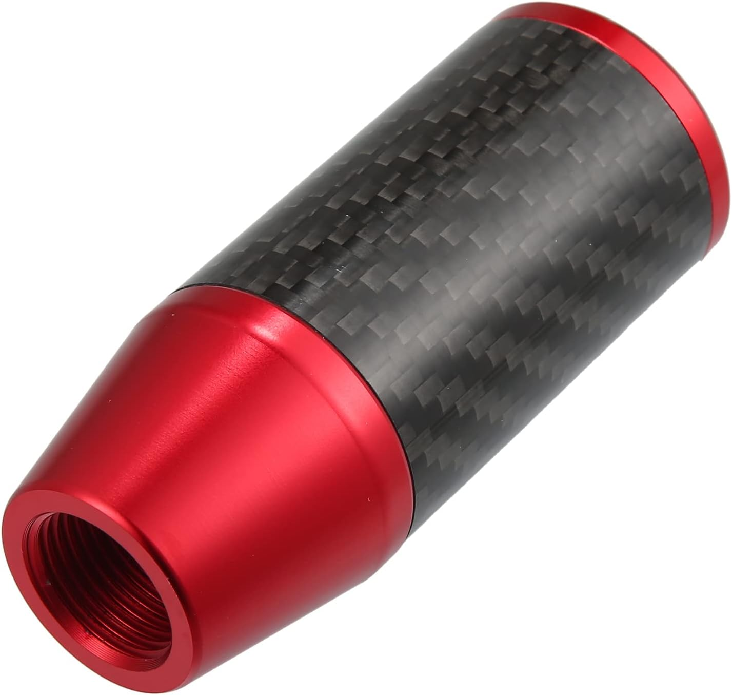 X AUTOHAUX Automatic Manual Gear Stick Shift Knob Transmission Gear Lever Stick Shifter Handle Carbon Fiber Pattern Blue