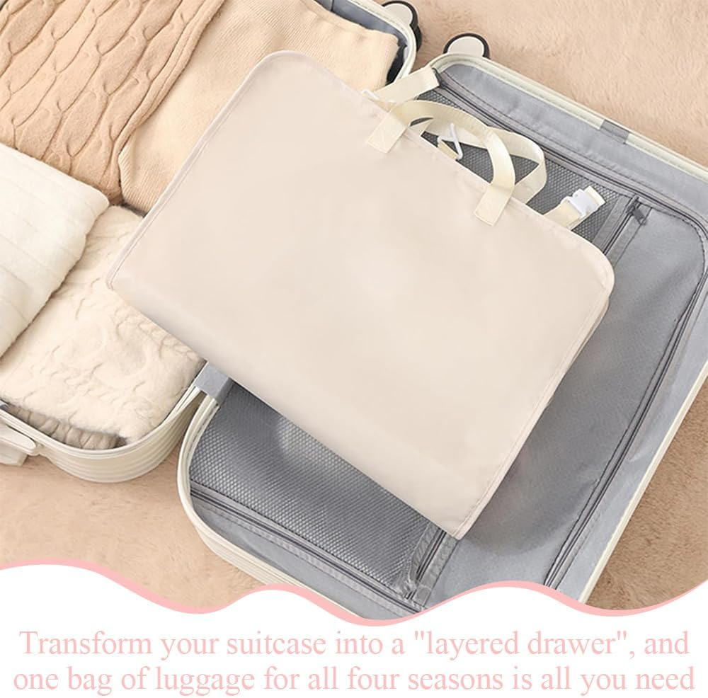 Hanging Travel Storage Bag,Multi-Layer Storage Bags, Compression Packing Cube Organizer,Foldable Journey Handbag,In Stylish Home Accessory, for Organizing Clothes and Toiletries image number 5