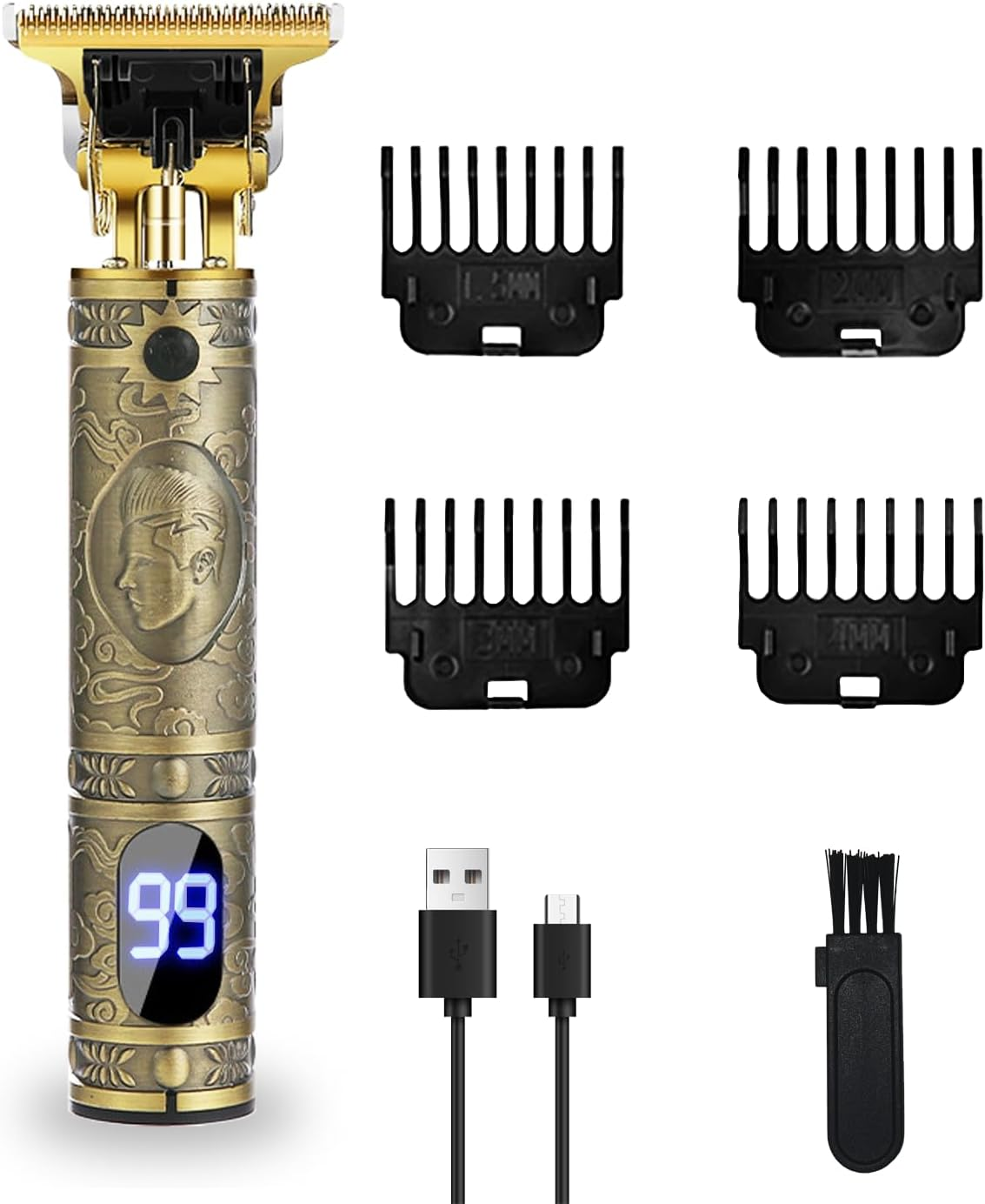 Hair Clippers for Men Head Shavers Zero Gapped Cutting Grooming Kit