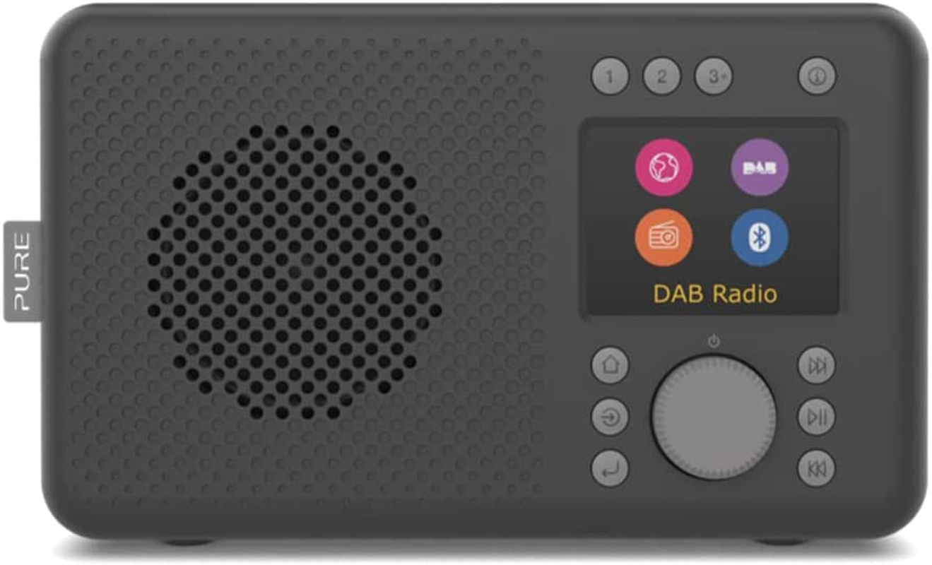 Pure Elan Connect Dab+/Fm/Internet Digital Radio with Bluetooth (Charcoal)