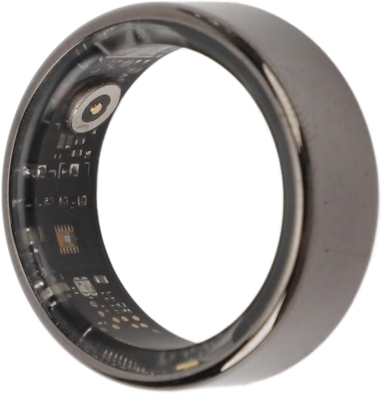 IP68 Water Proof Smart Ring Health Tracker with Rechargeable Battery Multiple Sports Modes Compatible with Android Ios (Black)