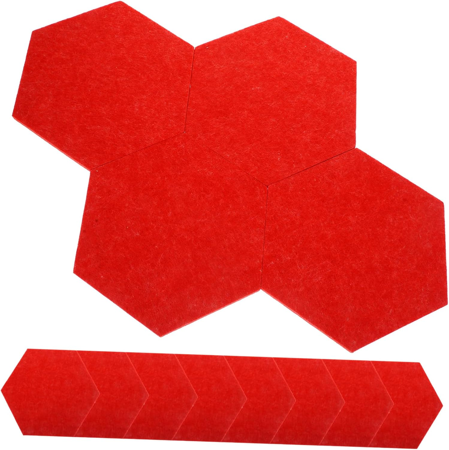 Tofficu 36Pcs Versatile Felt Mat for Classroom Office Notice Board Decorative Bulletin Board in Multi-Colors image number 5