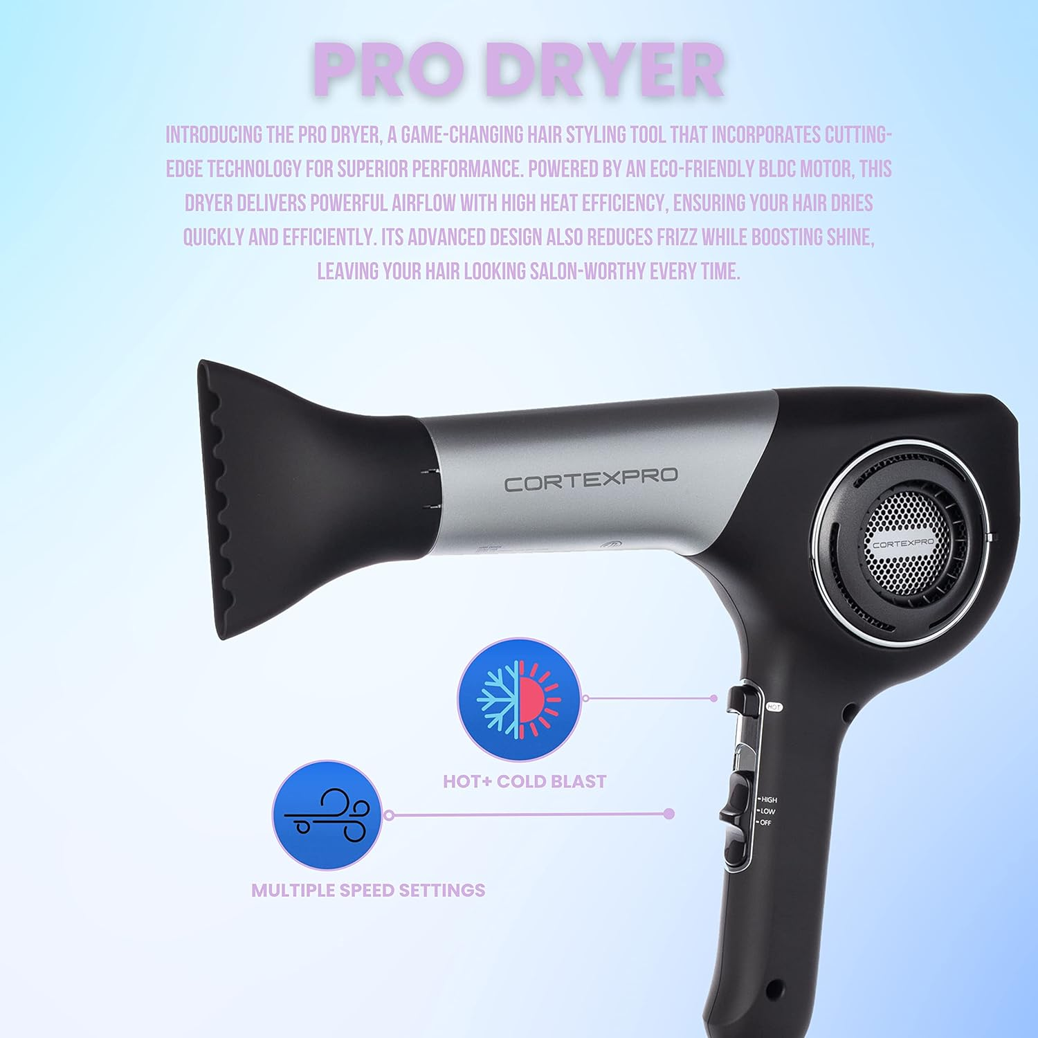 The Prodryer with Anti-Frizz Technology with Traveling Case image number 4