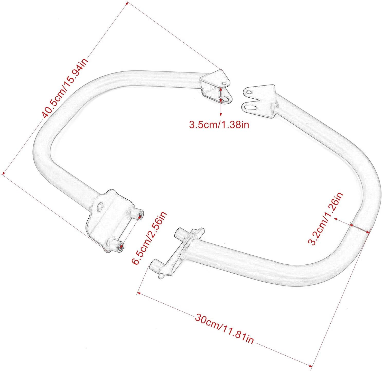 Engine Guards Crash Bars Frame Protection for Harley Street 500 750 XG750 XG500 2015 2016 2017 2018 2019 Street Rod 2017-2019 image number 4