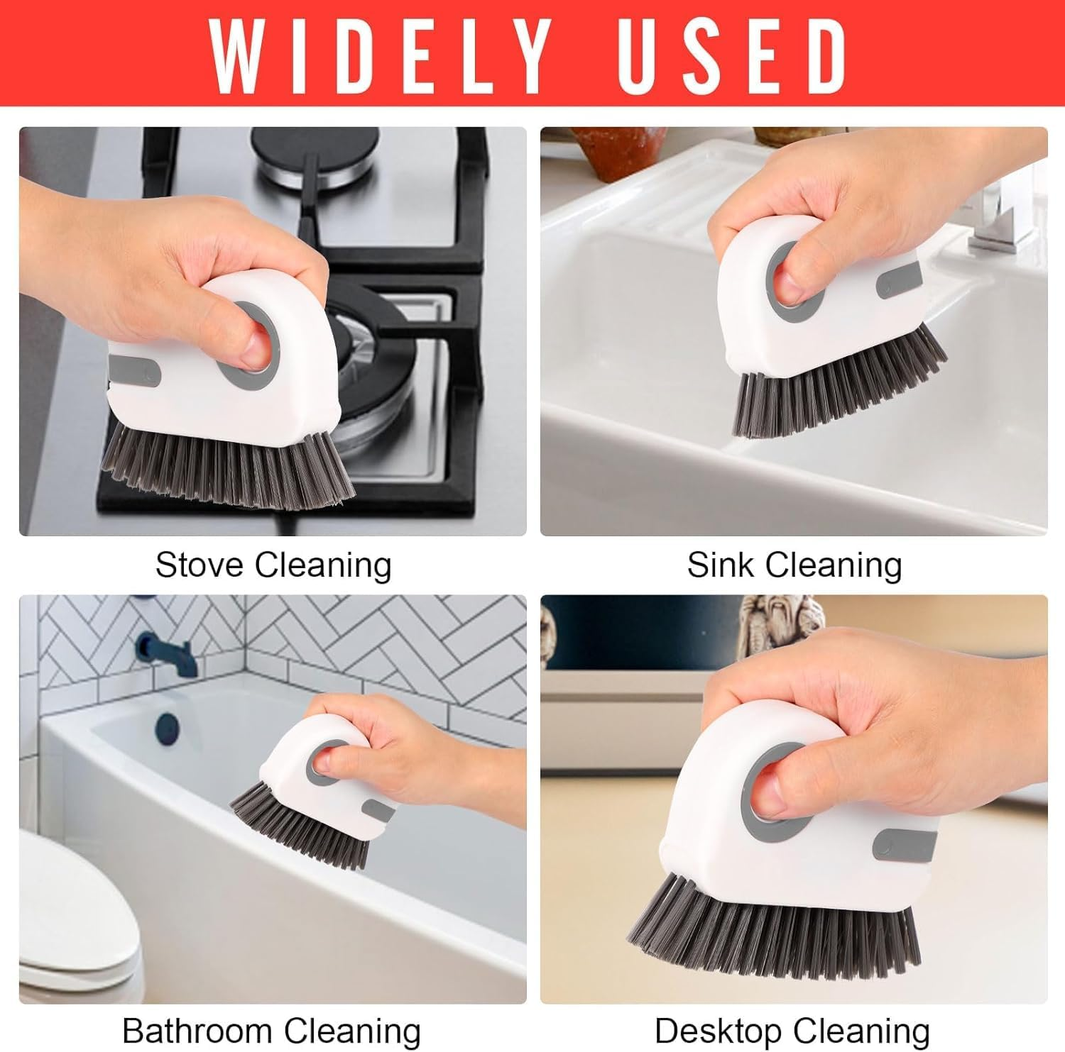 1Pc 2 in 1 Groove Cleaning Brush, 2 in 1 Cleaning Brush Window Frame Cleaning Tool, Window Track Cleaning Tools Window Sill Cleaner Tool