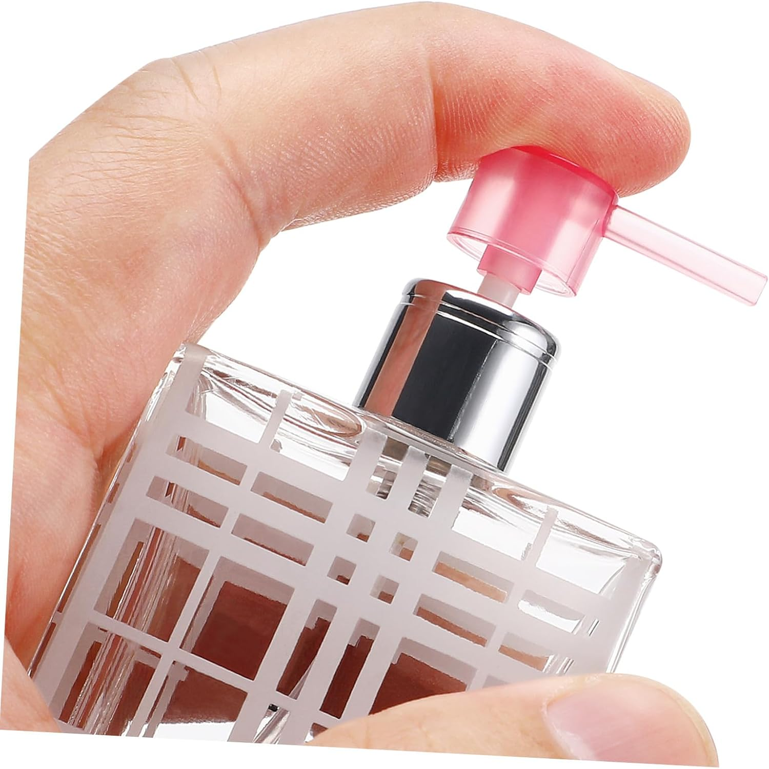 DECHOUS Perfume Transferring Heads 30Pcs Press Dispenser Tool Cosmetic Liquid Dispensing Convenient Portable Travel Accessory for Women image number 5